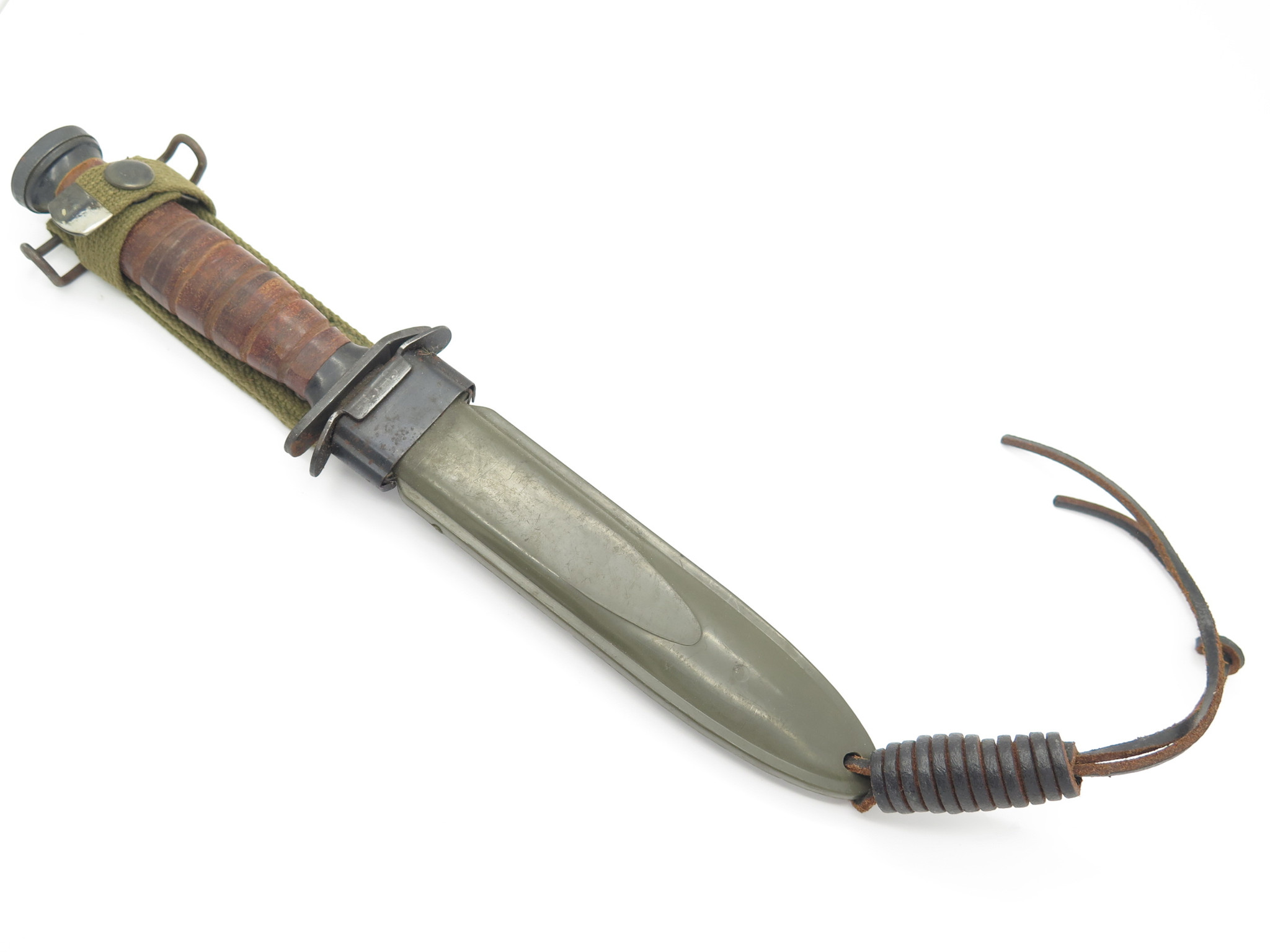 Vtg Seki Japan Parker USM3 WWII Marines Fixed Blade Fighting Knife