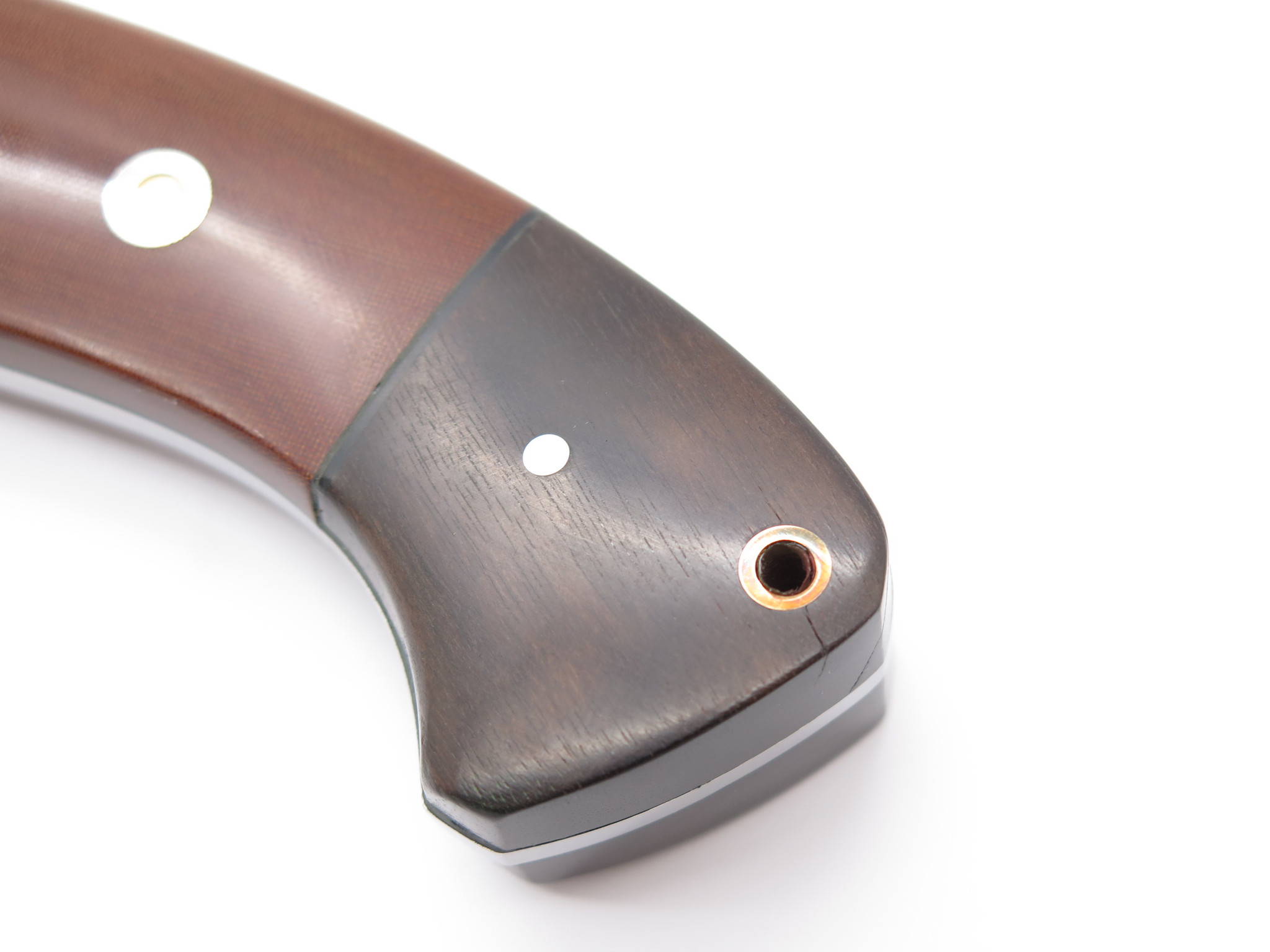 三協オート　ホーク用　八木スペシャル無地 AG Russell 2003 Seki Japan AUS-8 Micarta Fixed Machete Bowie Camp