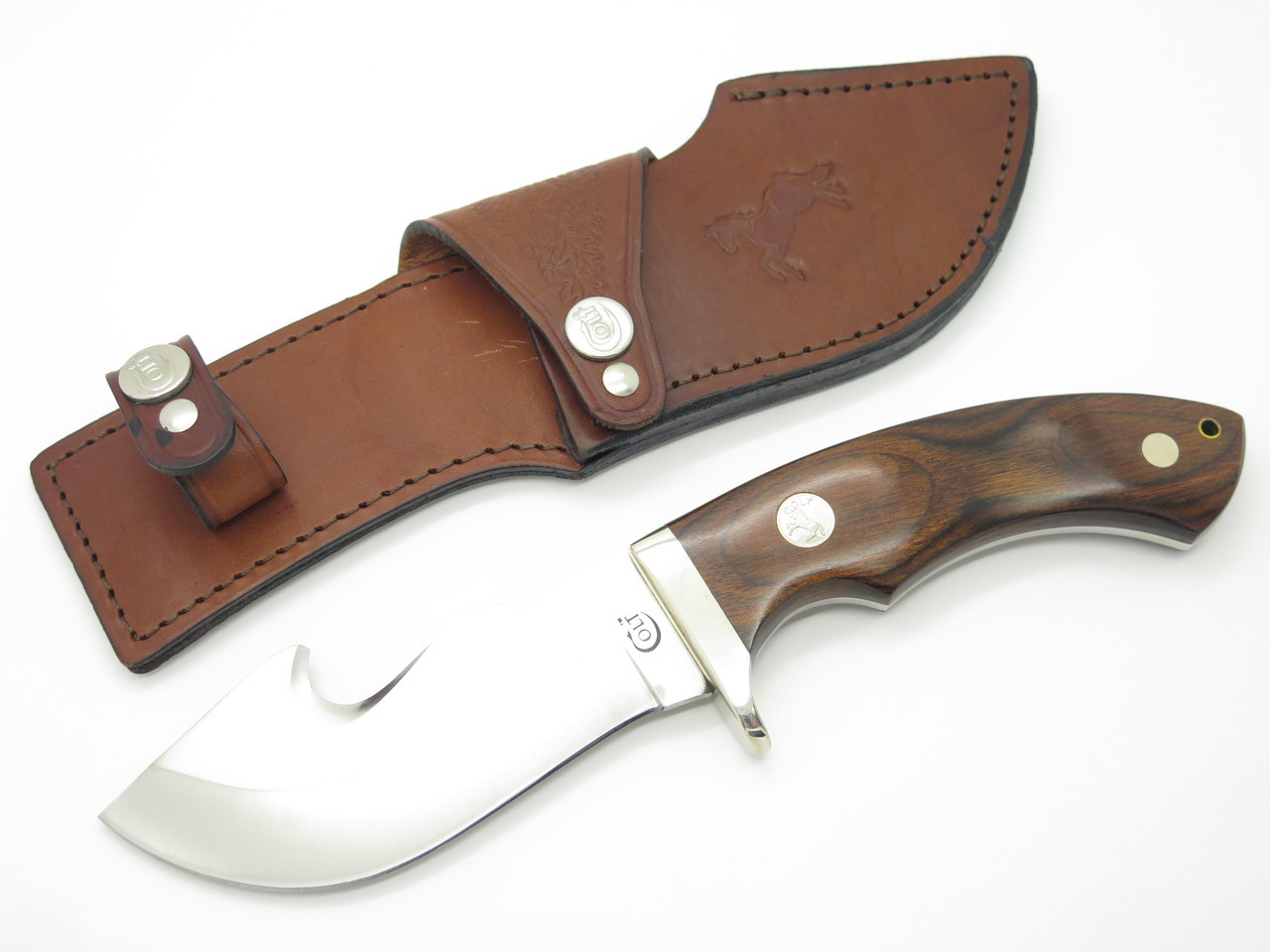 Vtg Colt CT7 Serengeti Seki Japan Guthook Skinner Fixed Blade