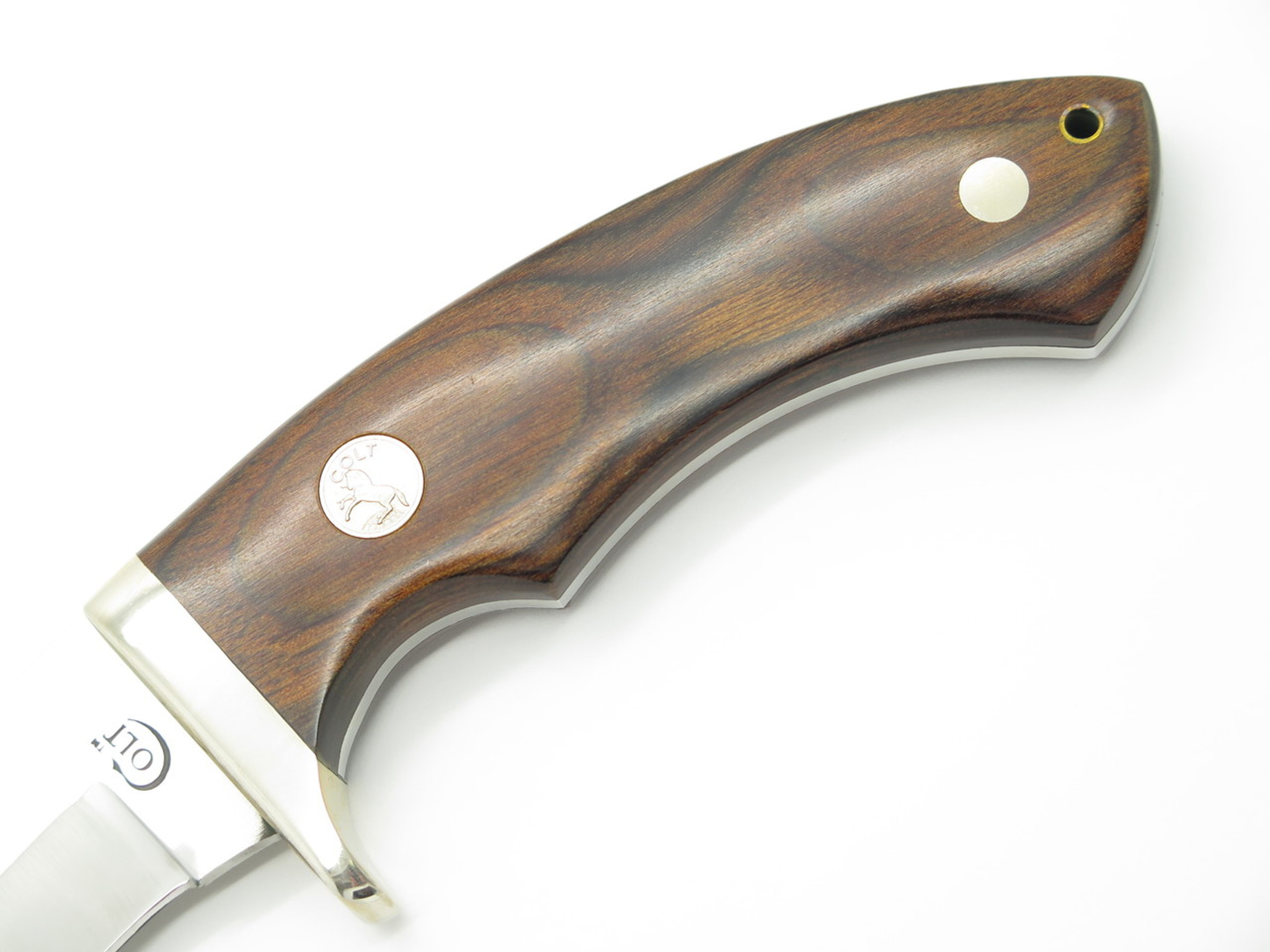 Vtg Colt CT7 Serengeti Seki Japan Guthook Skinner Fixed