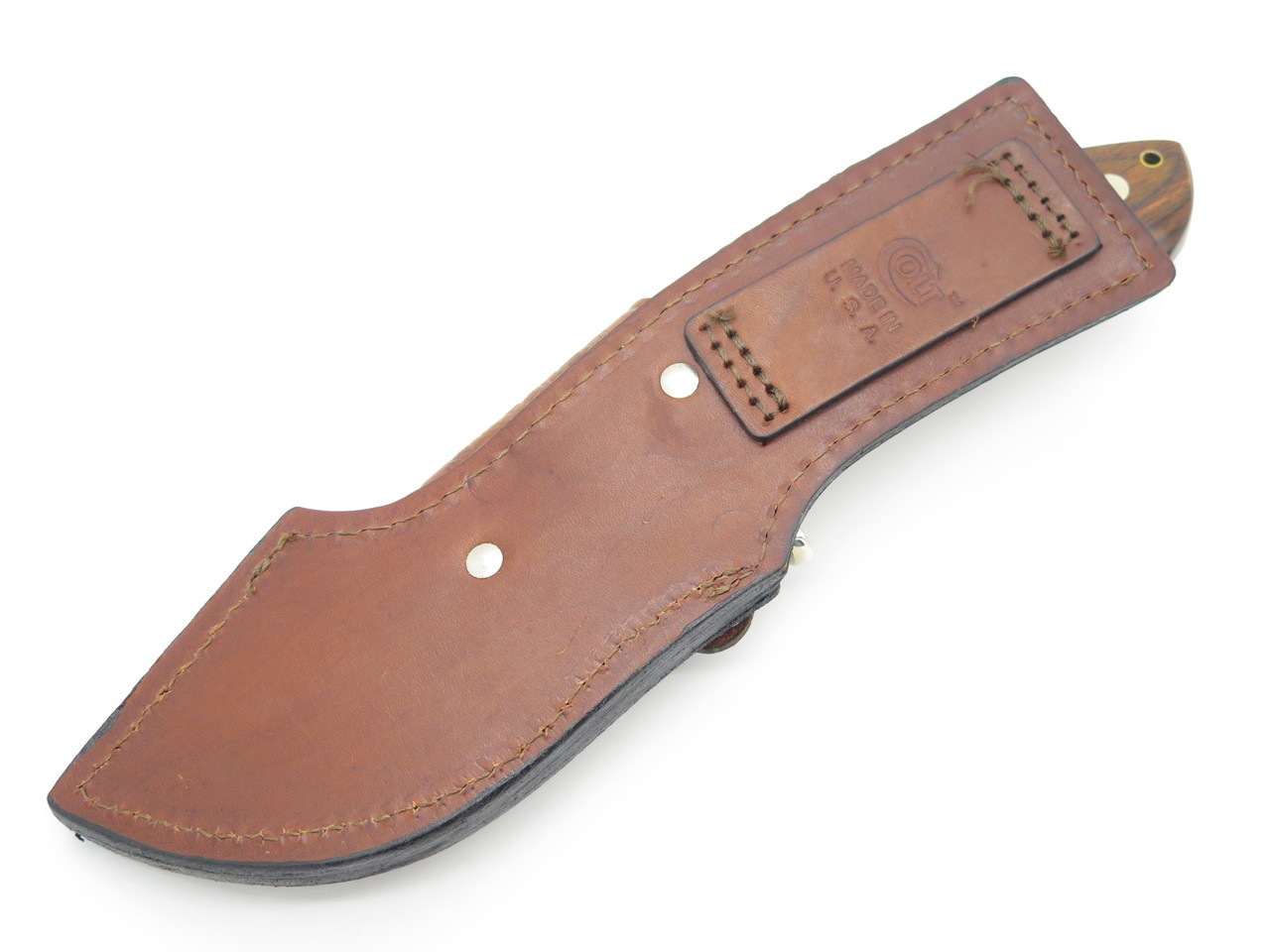 Vtg Colt CT7 Serengeti Seki Japan Guthook Skinner Fixed Blade
