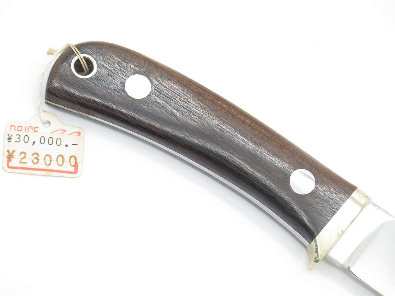 Vtg G. Sakai Custom Seki Japan ATS-34 Fixed Blade Hunting Knife