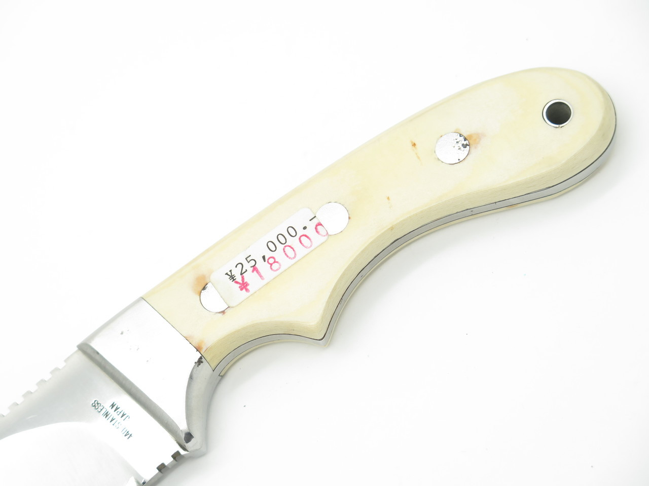 Vtg Myerchin Seki Japan Offshore Marine Whale Rigging Fixed Knife