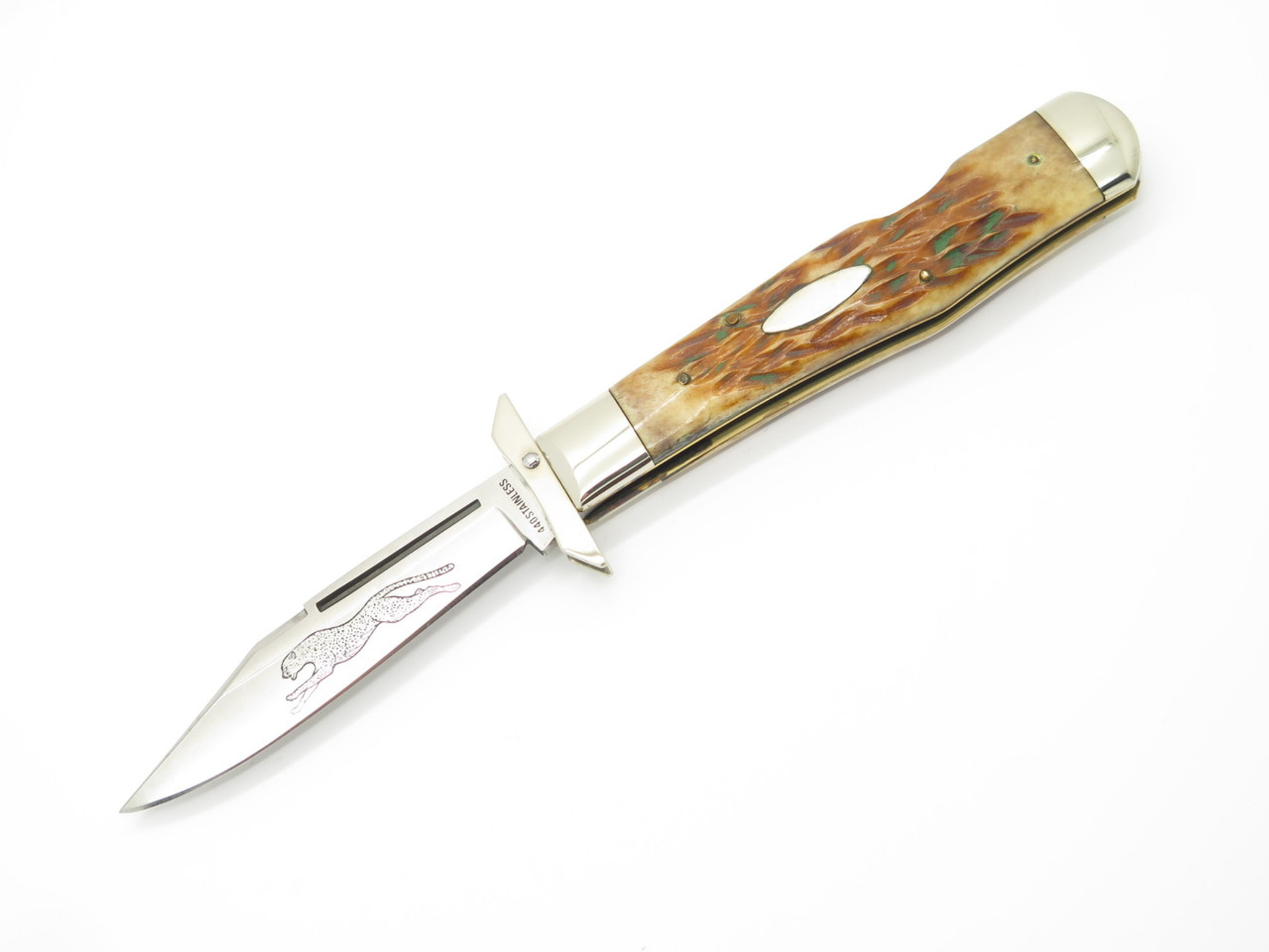 Pocket Vtg Parker Cheetah Swing Guard Imai Seki Japan Jig Bone