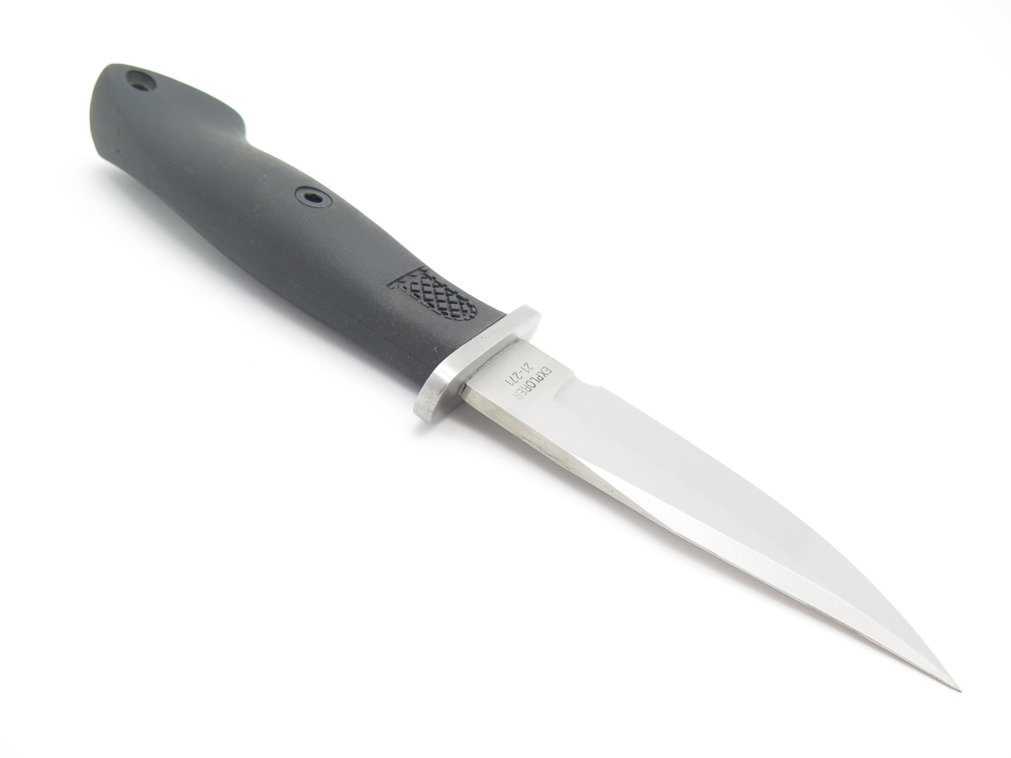 Explorer 21-271 Seki Japan Stainless Rubber Grip Fixed Blade Knife