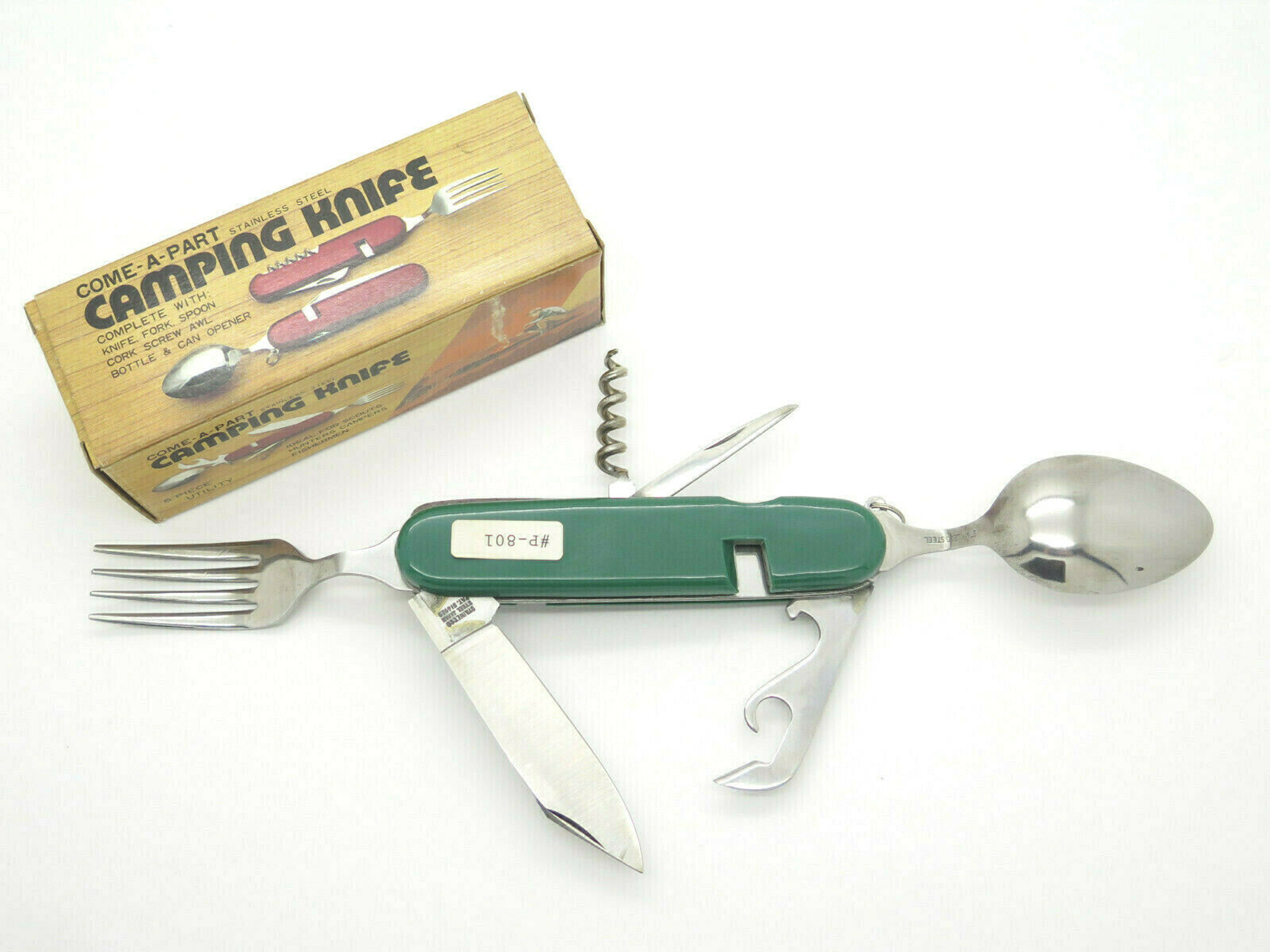 Japanese Army Pen Knife Can Opener - Green