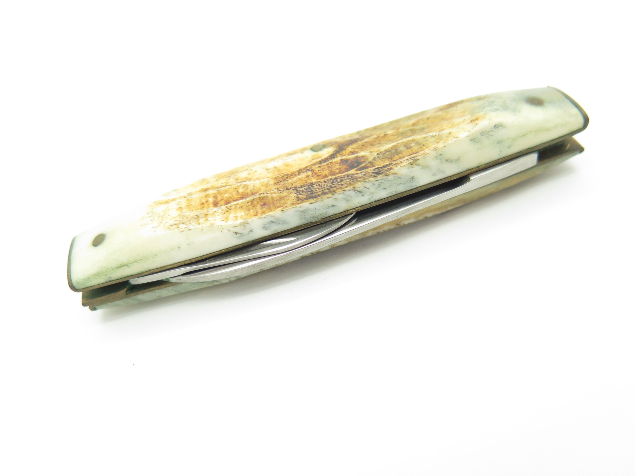 Vtg Parker Cut Co. Seki Japan Mink 750-B Bone Small Folding Pocket