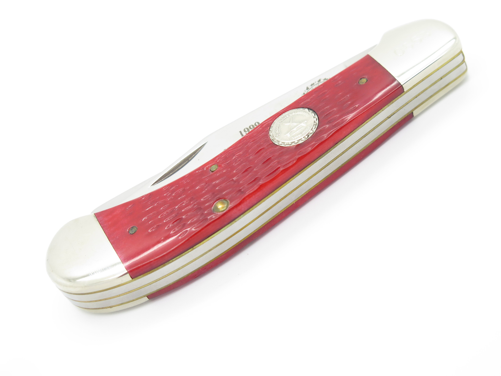 1999 Case XX NKCA 62100 Saddlehorn Red Bone Trapper Folding Hunter