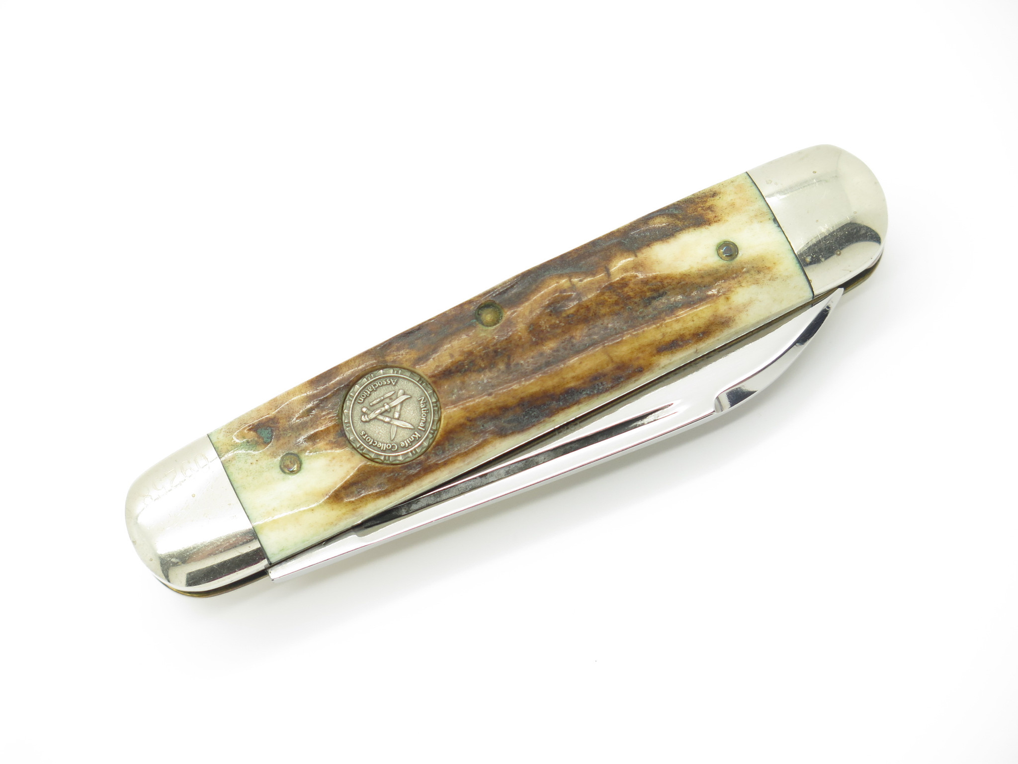 Vtg 1981 Queen NKCA 09258 Stag Equal End Cigar Folding Pocket