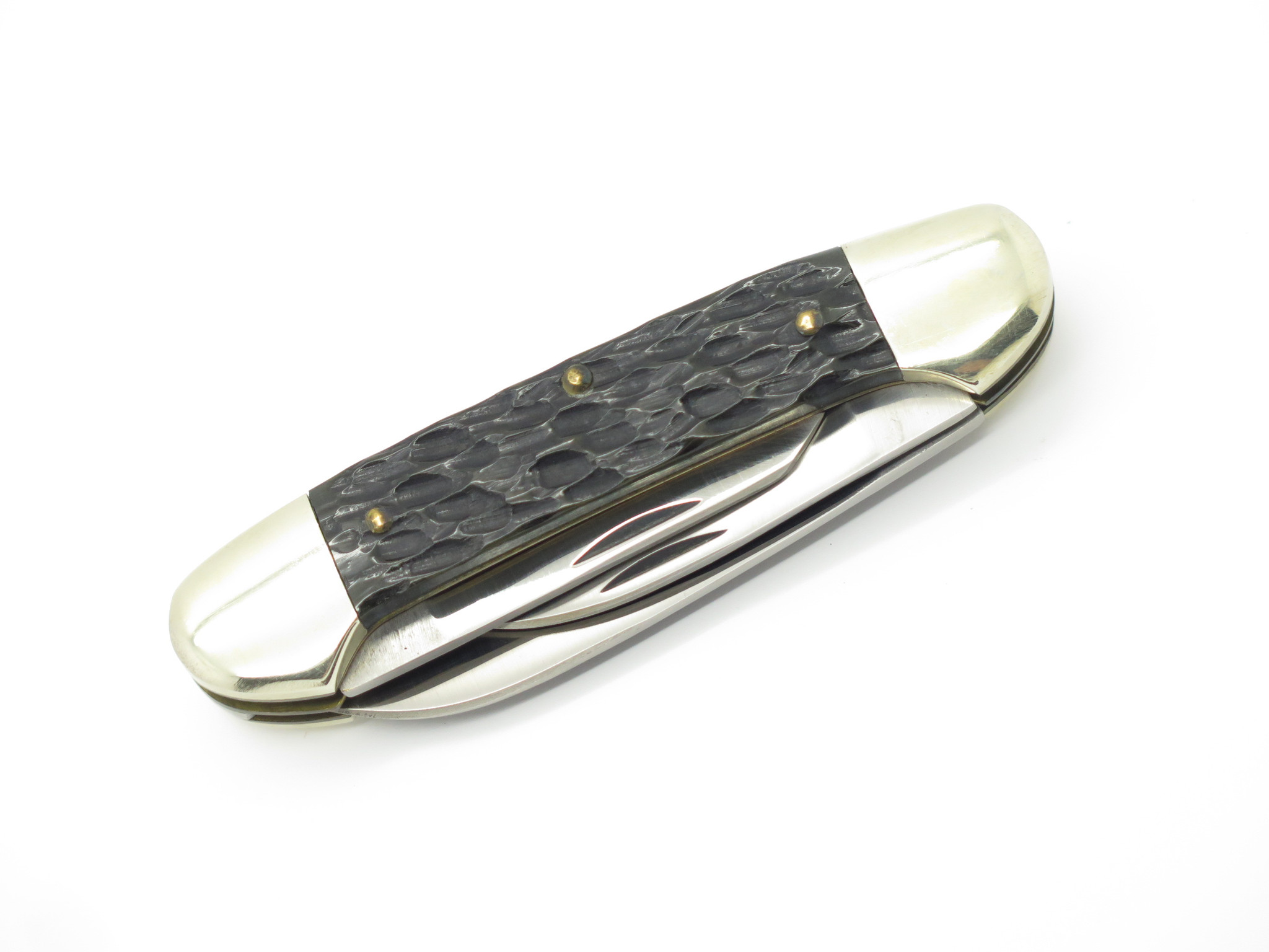 Vtg 1978 Rodgers & Wostenholm England NKCA Bone 3 Bld Folding