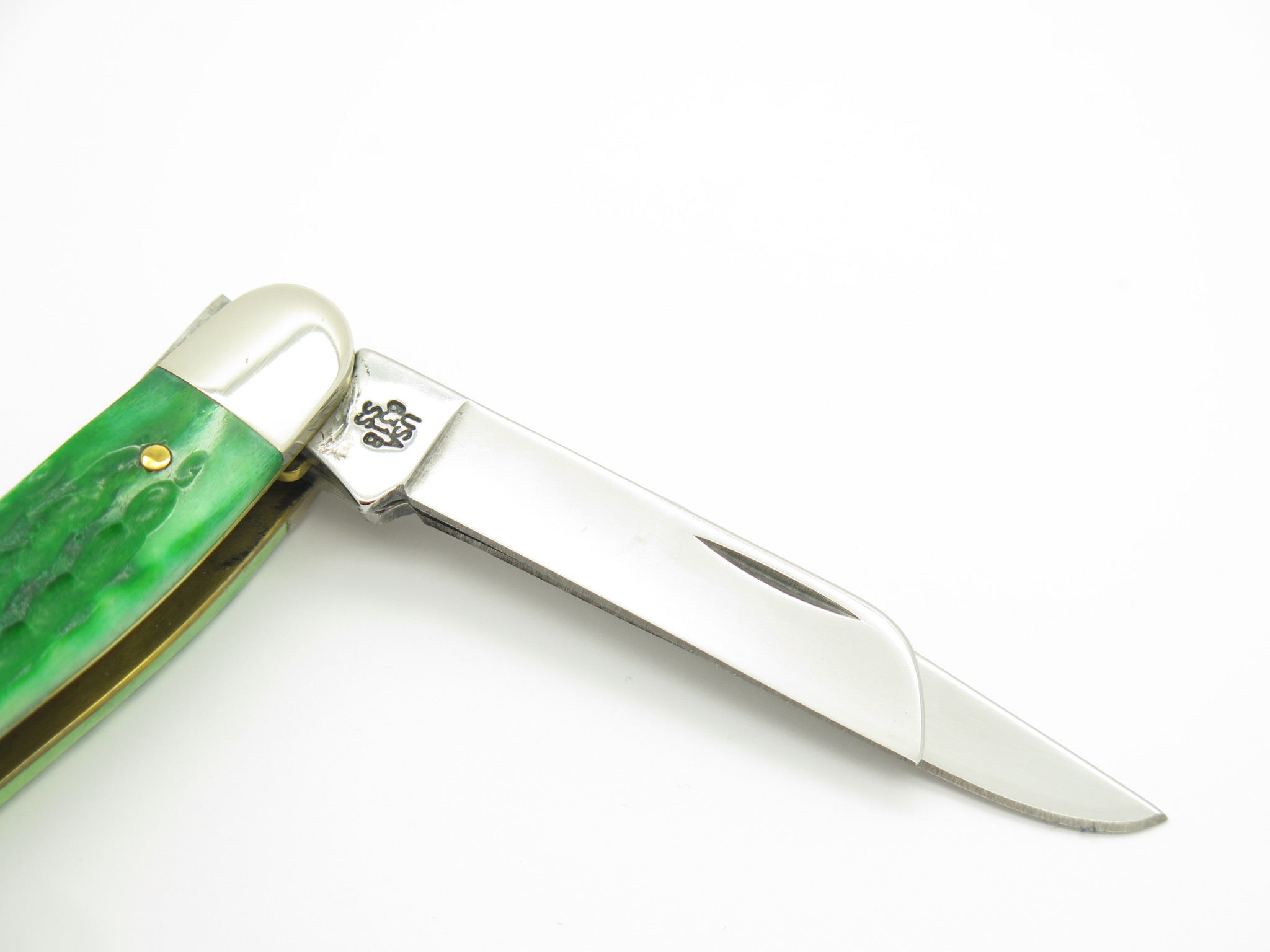 2001 Case XX 6318 SS John Deere Green Bone Stockman Folding