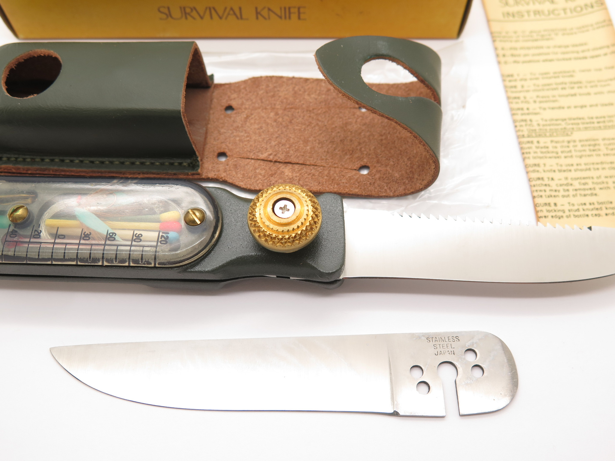 Vtg ACE-PAL-O Seki Japan Gr Apollo Space Age Survival Knife