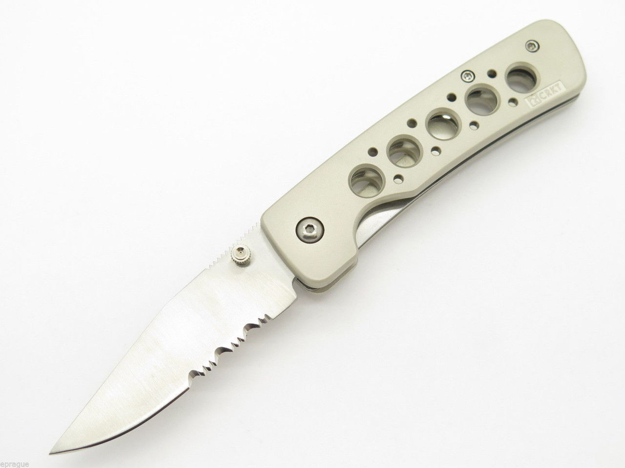 Columbia River CRKT 6612 Doolittle Linerlock Serrated Folding