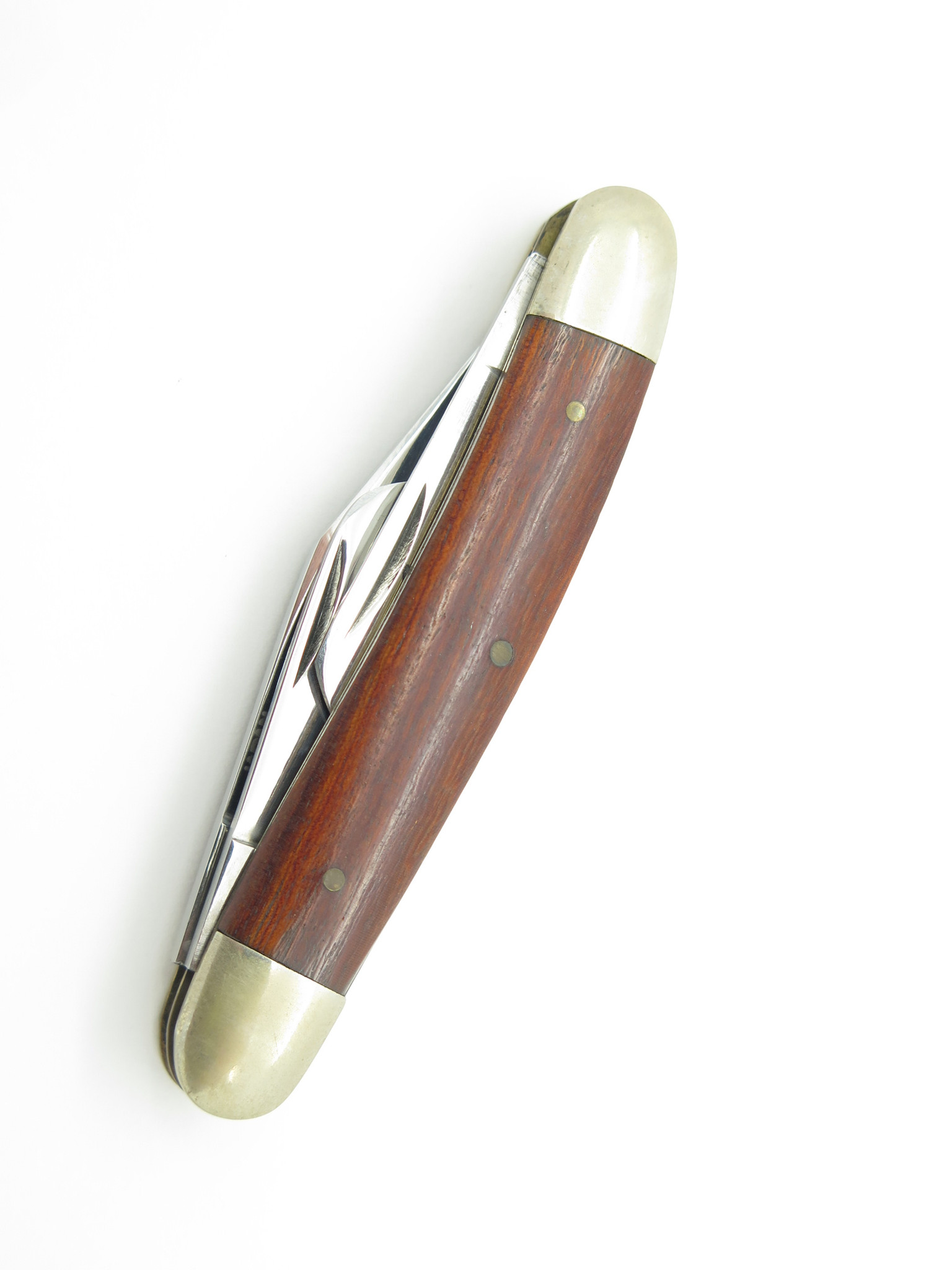 切手78 Vtg Frost Cutlery Imai Seki Japan Wood Handle Stockman Folding