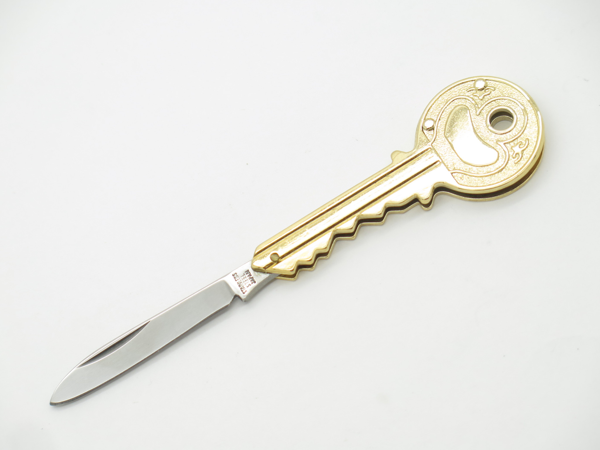 Vtg Things Remembered Seizo Imai Seki Japan Brass Folding Pocket