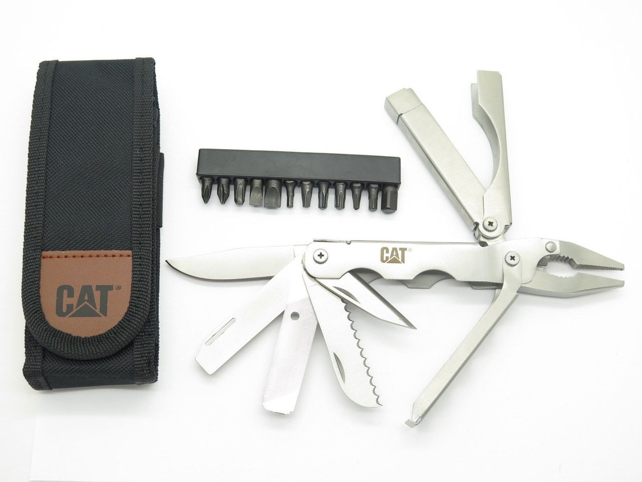 Kutmaster Cat Caterpillar 91-C5080CP Stainless Multi Tool Knife