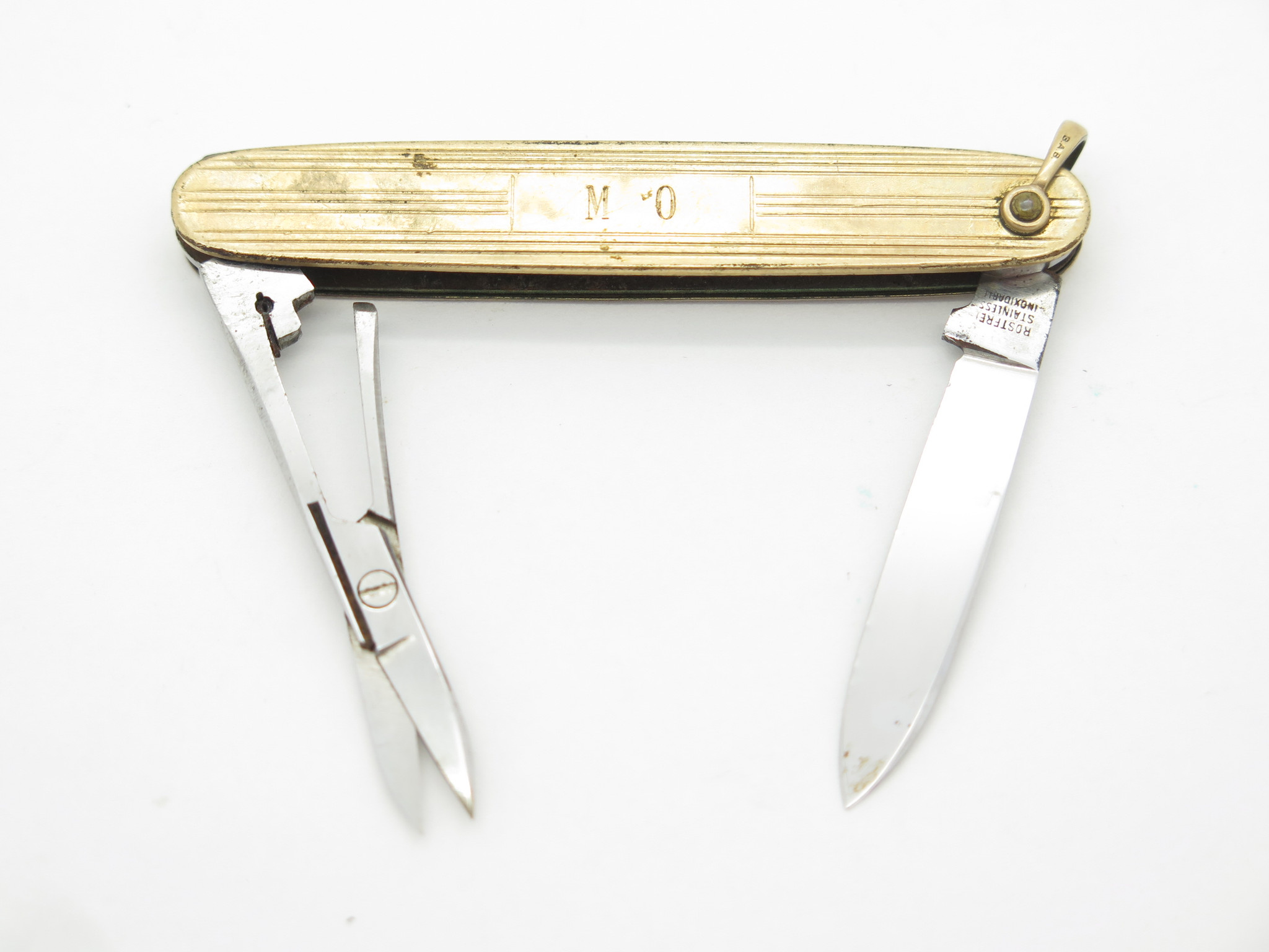 Vtg Giesen & Forsthoff Solingen Germany Gold Gentleman Folding