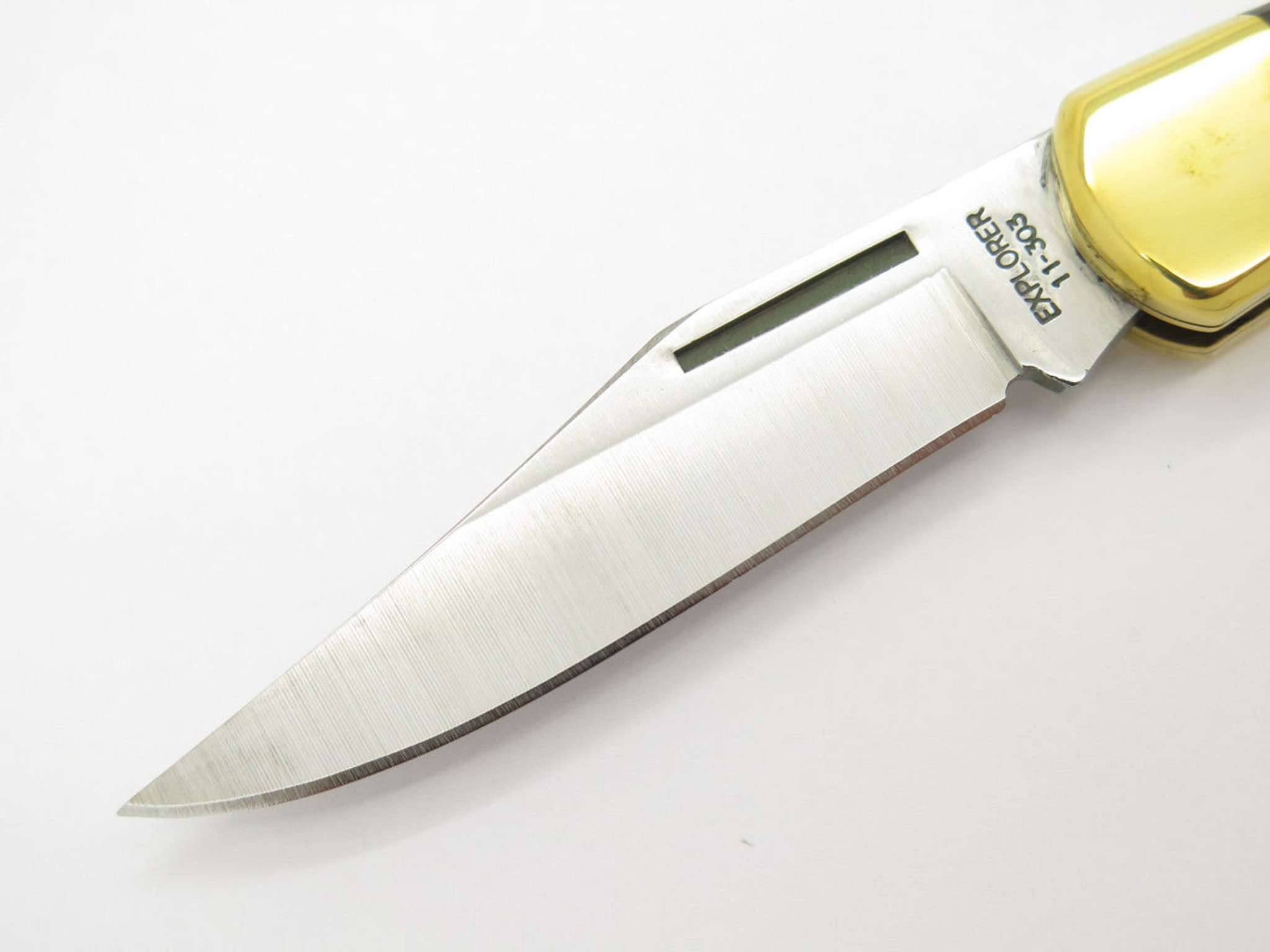 Vtg Explorer 11-303 Seki Japan Folding Lockback Pocket Knife
