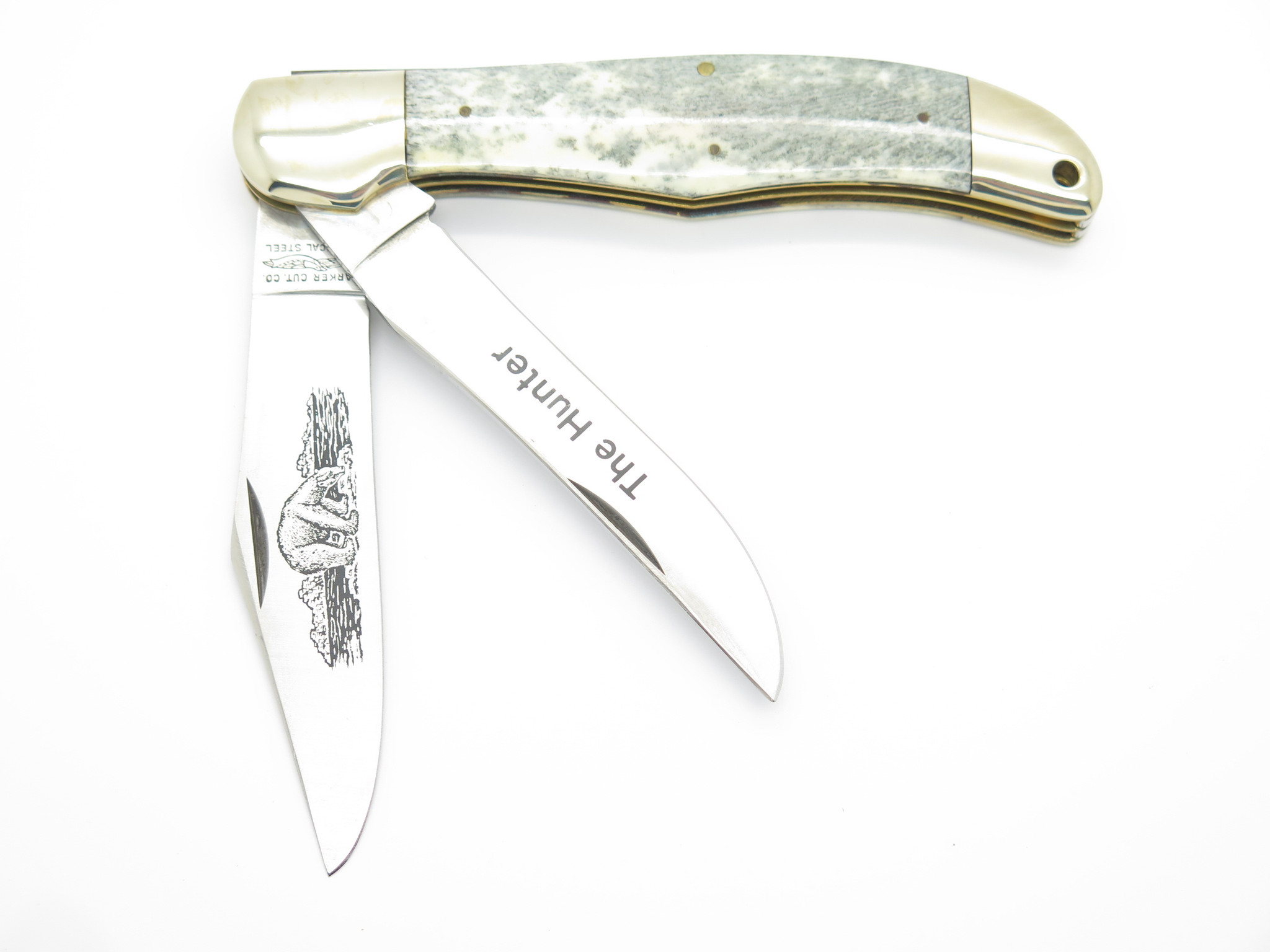 Vtg Parker Cut Co Seizo Imai Seki Japan Bone Double Blade Folding