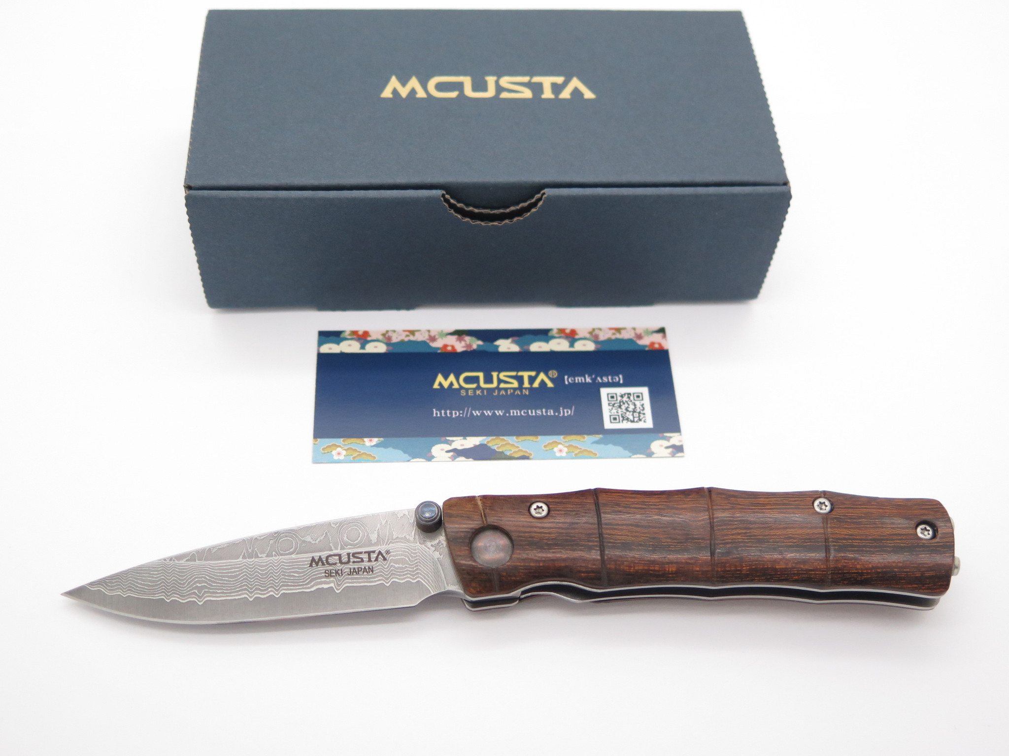 Mcusta Seki Japan Shinra Emotion MC-74DI VG-10 Damascus Folding