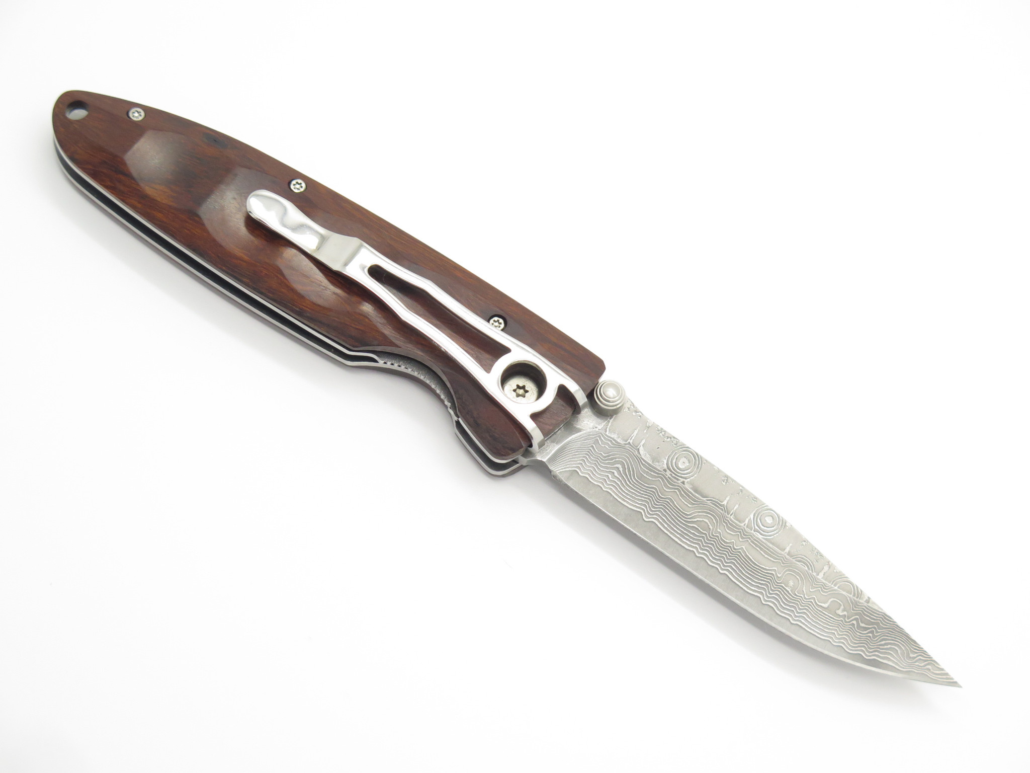Mcusta Seki Japan MC-18D Classic Wave Ironwood Damascus Folding