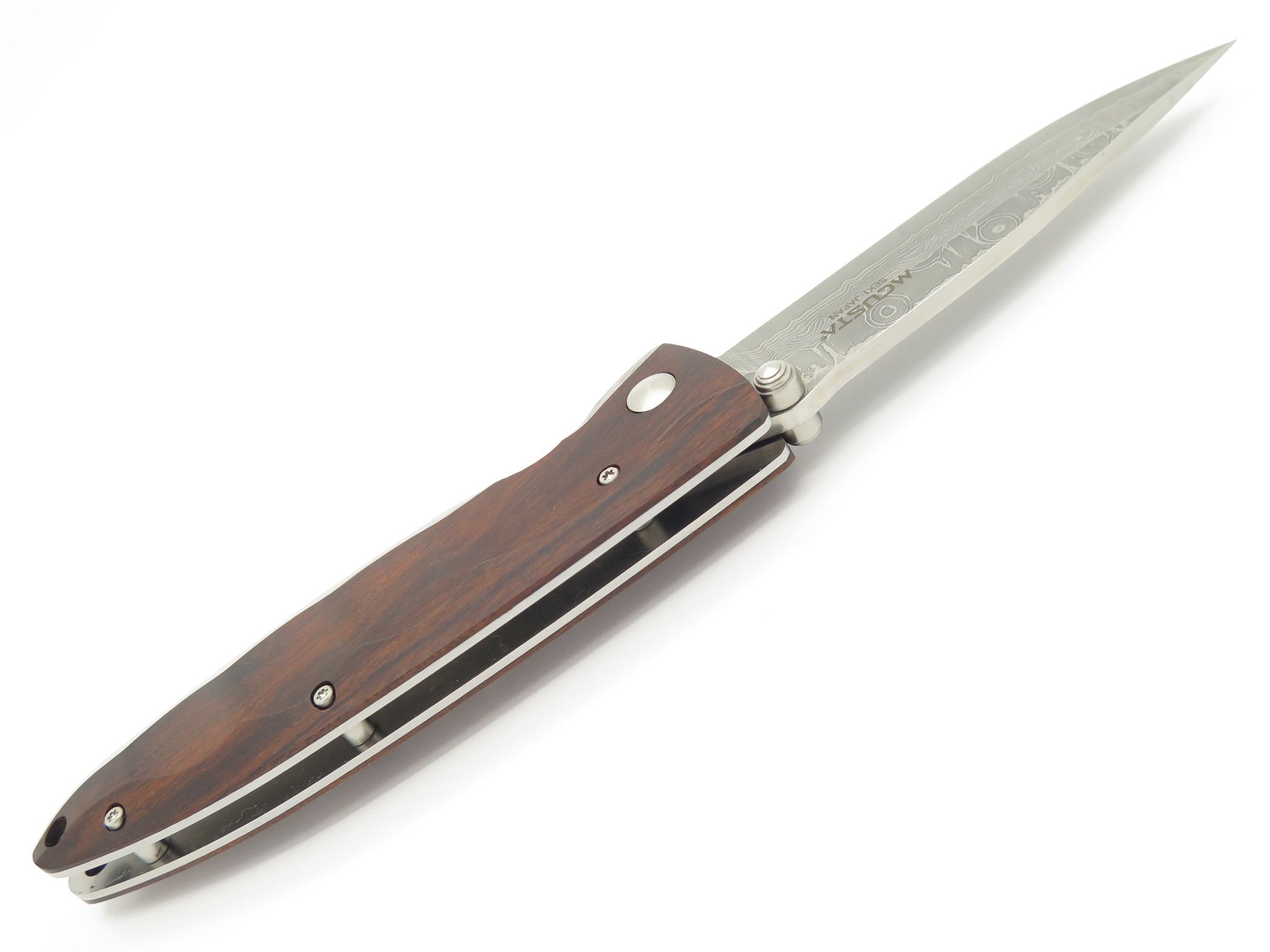 Mcusta Seki Japan MC-18D Classic Wave Ironwood Damascus Folding