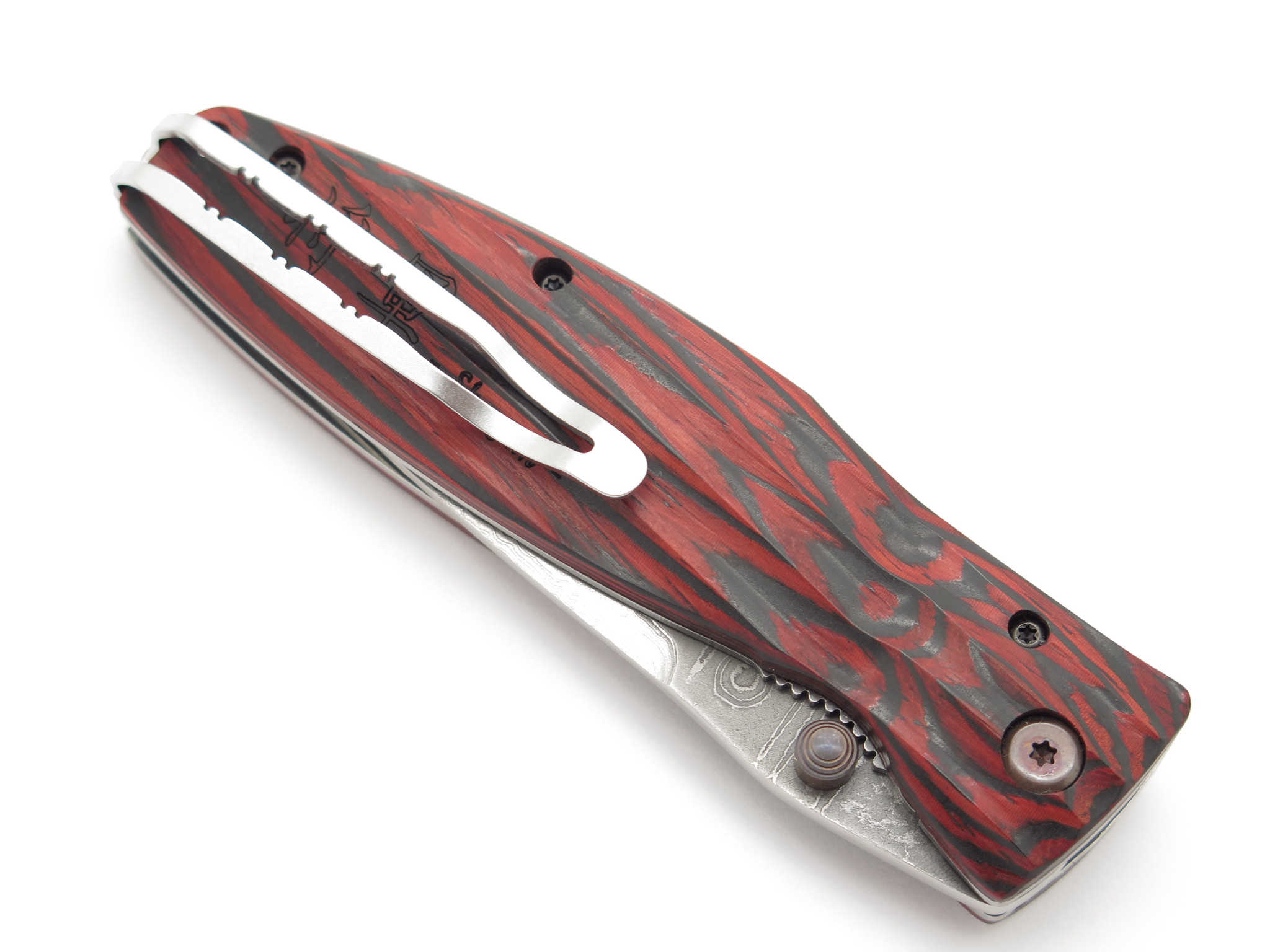 Mcusta Seki Japan MC-183D Ieyasu Samurai VG-10 Red Damascus