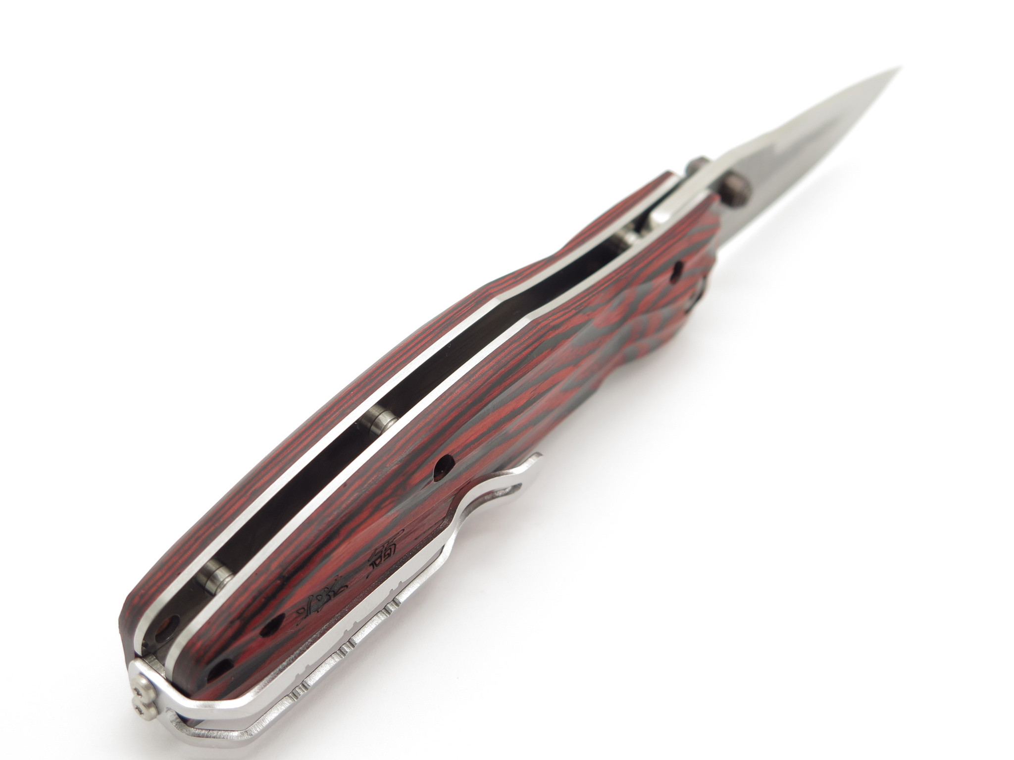 Mcusta Seki Japan MC-183D Ieyasu Samurai VG-10 Red Damascus