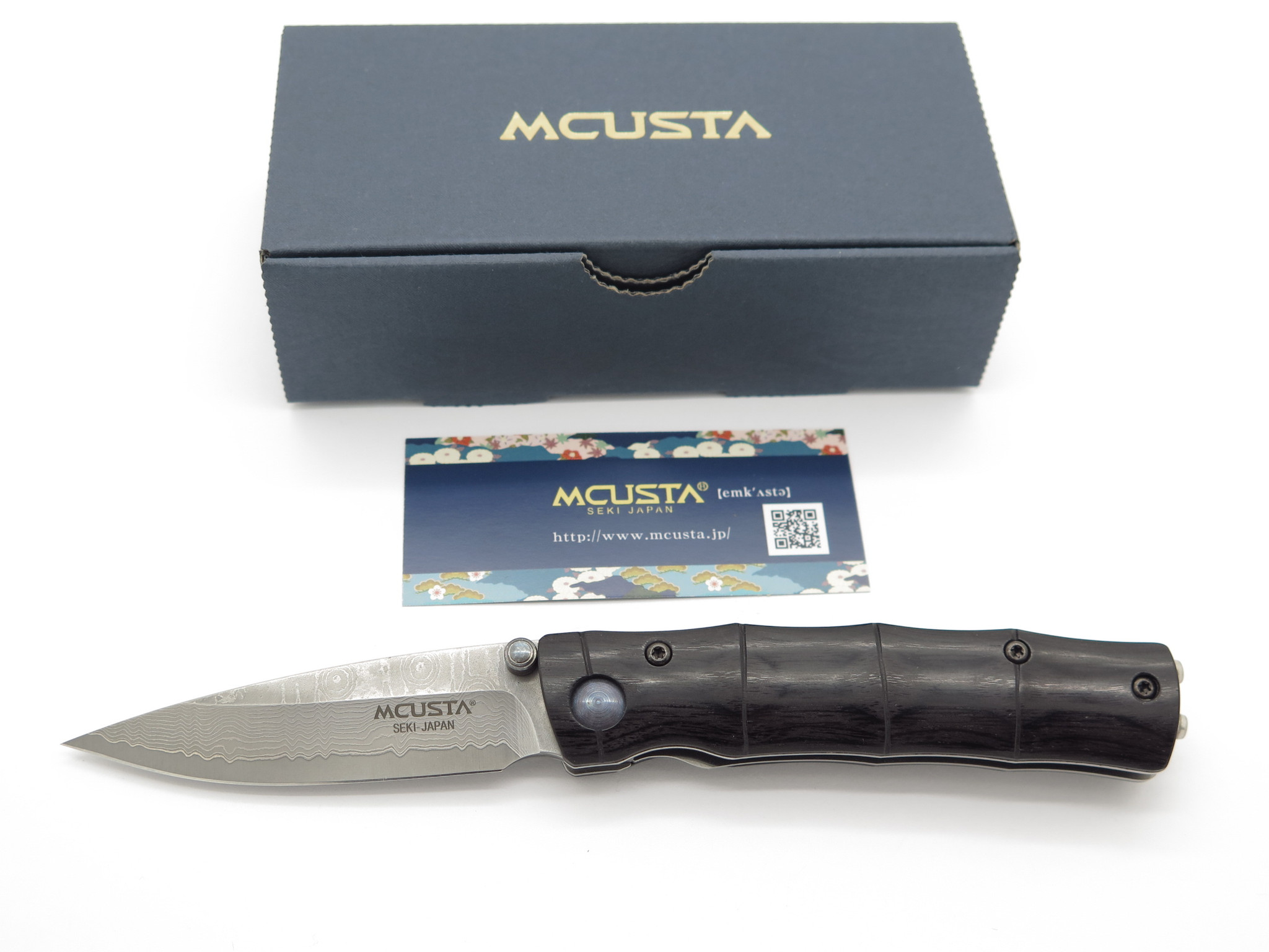 Mcusta Seki Japan Shinra Emotion MC-76DP VG-10 Damascus Folding
