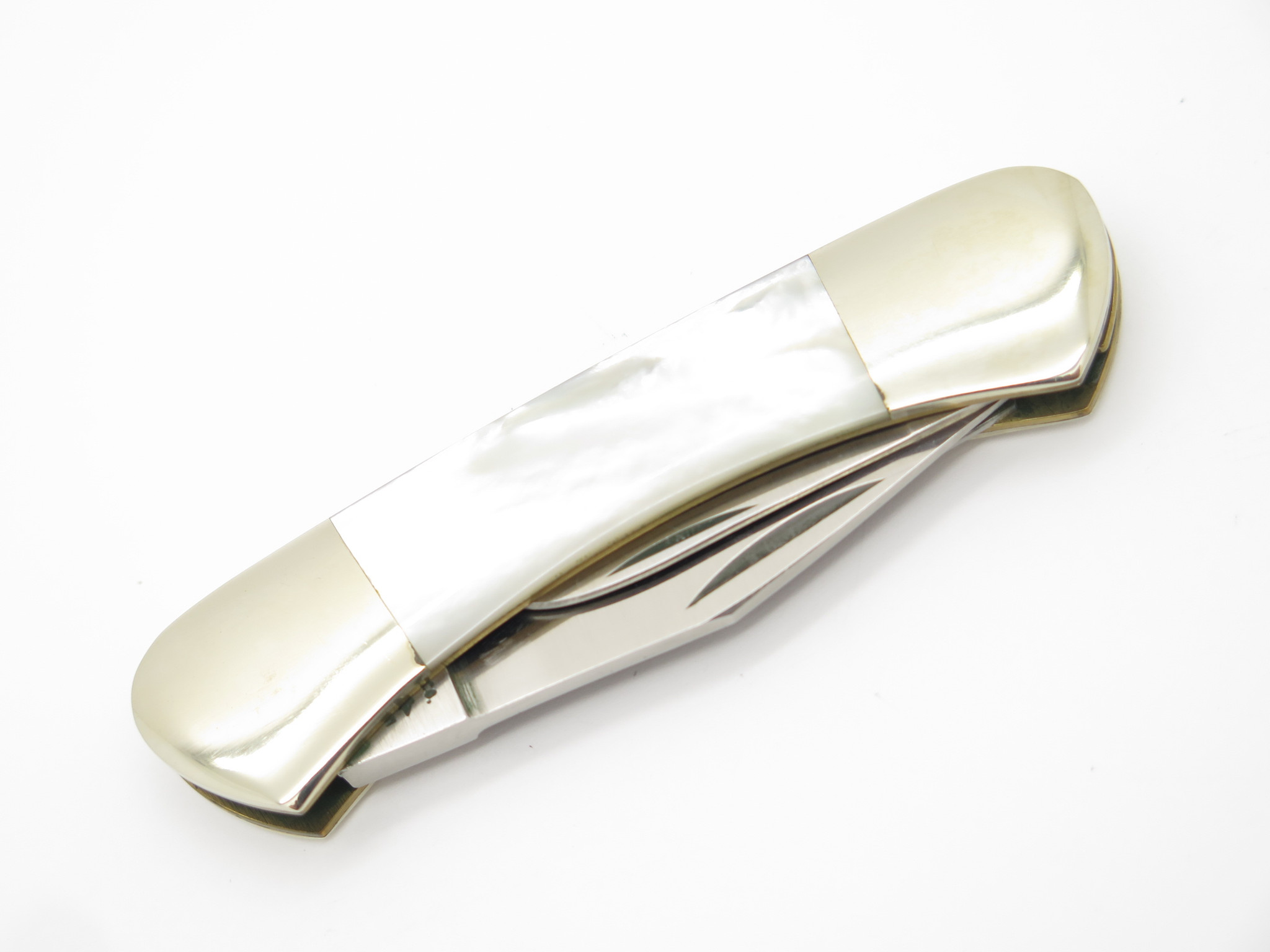 Vtg Parker Cut Co. Seizo Imai Seki Japan Mother of Pearl Stainless
