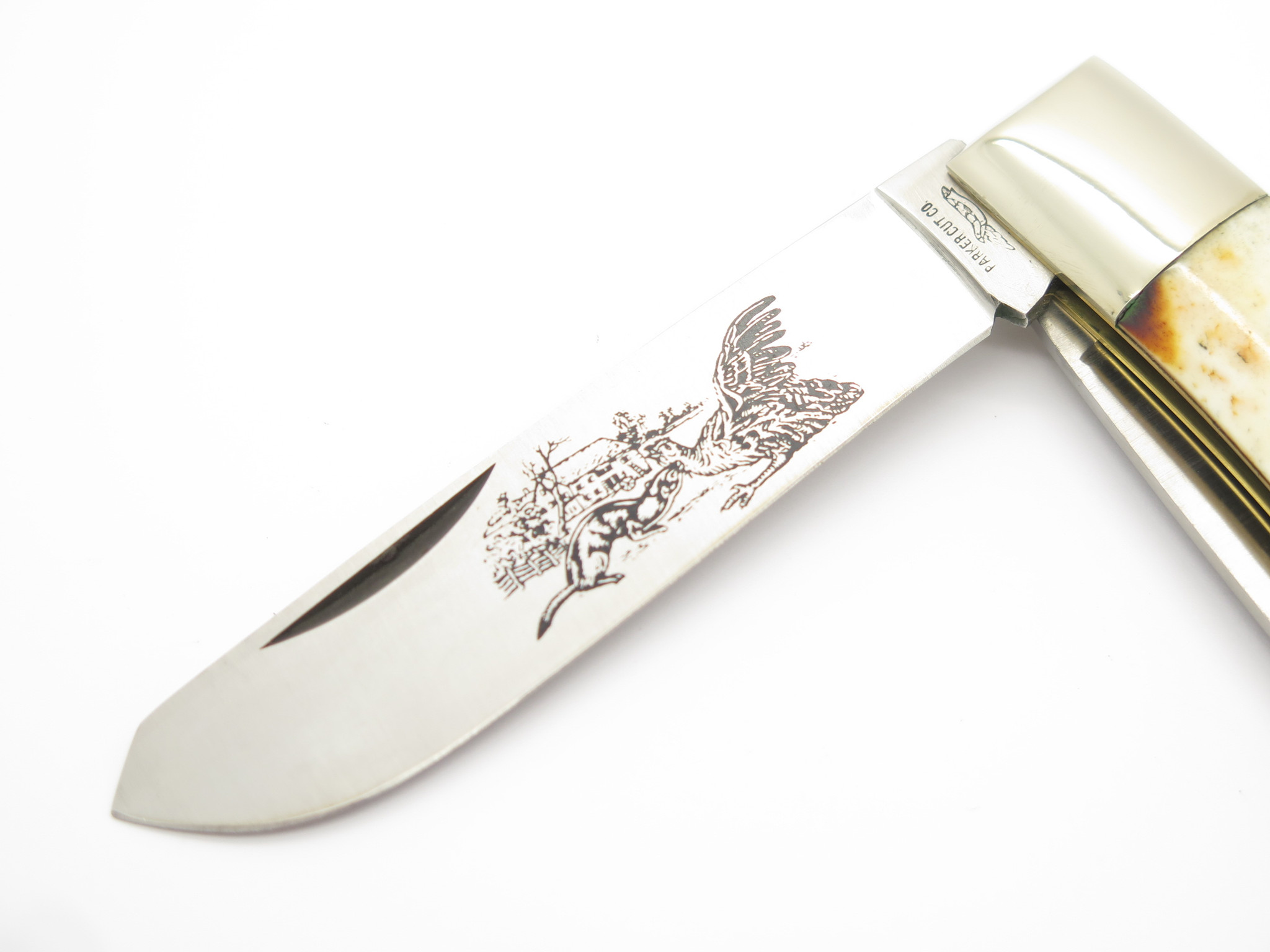 Vtg Parker Cut Co. Seizo Imai Seki Japan K-77 Folding Trapper