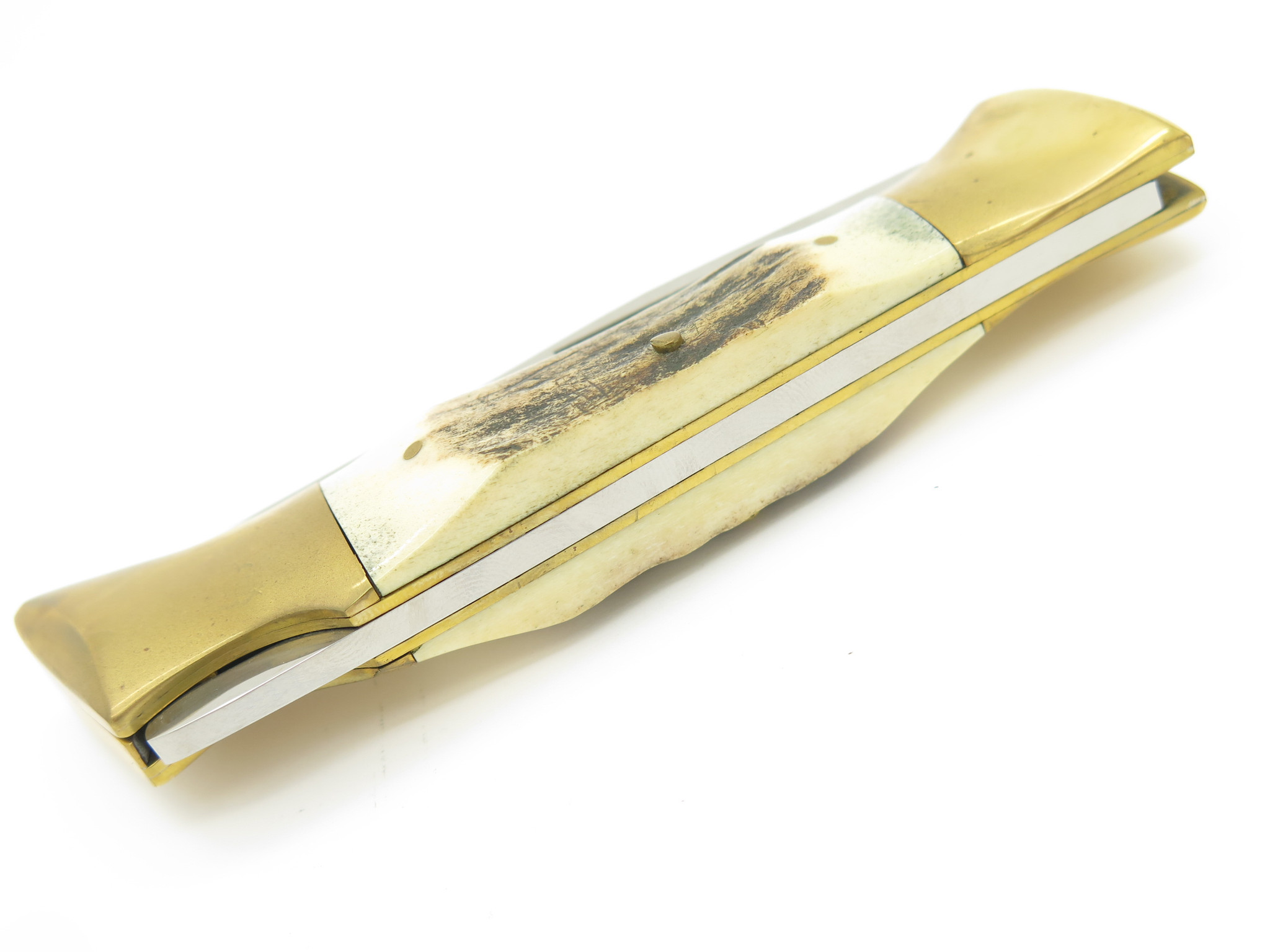 Vtg 1982-84 Parker Imai K-226 Seki Japan Stag Folding Hunter