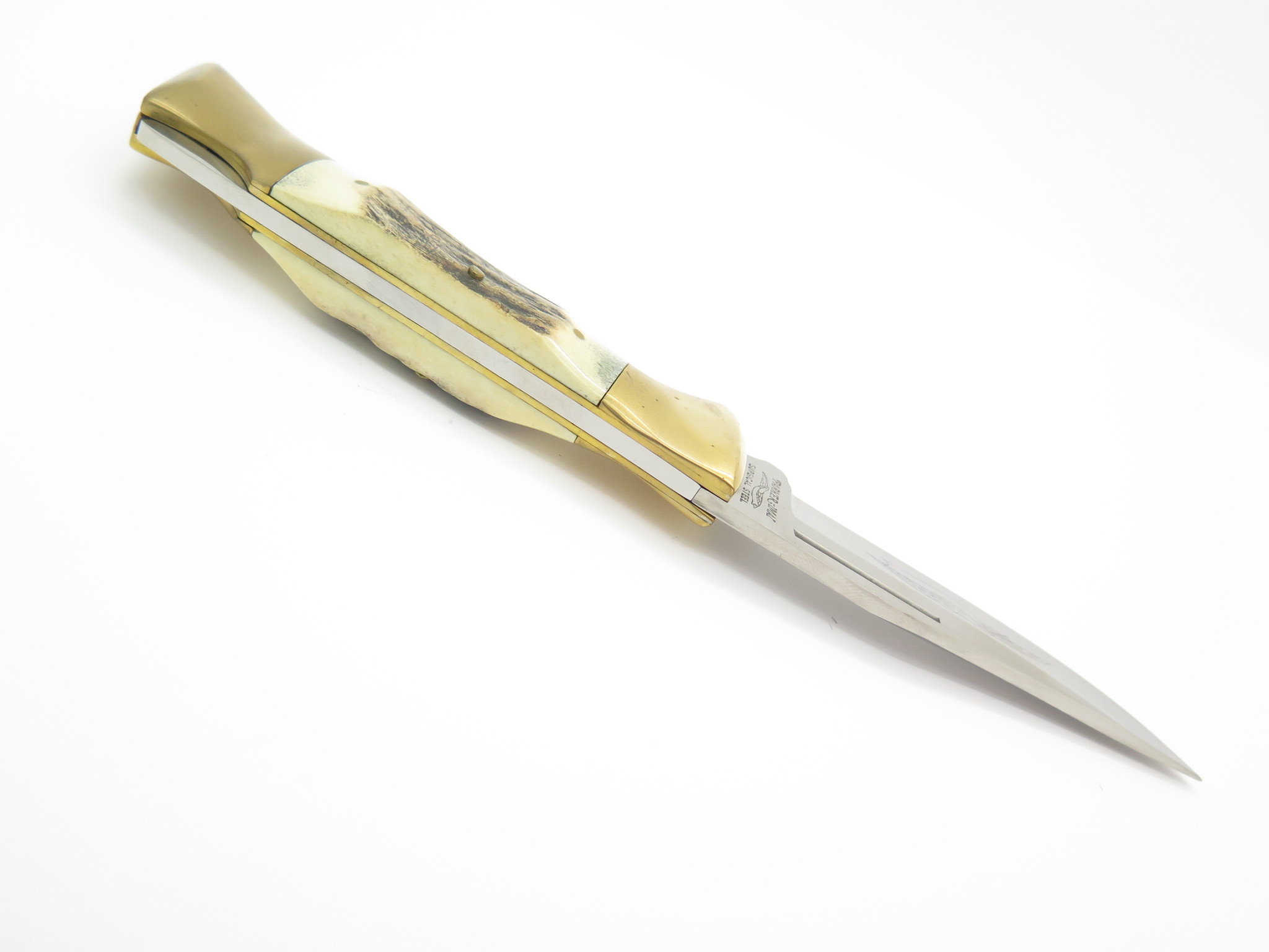 Vtg 1982-84 Parker Imai K-226 Seki Japan Stag Folding Hunter