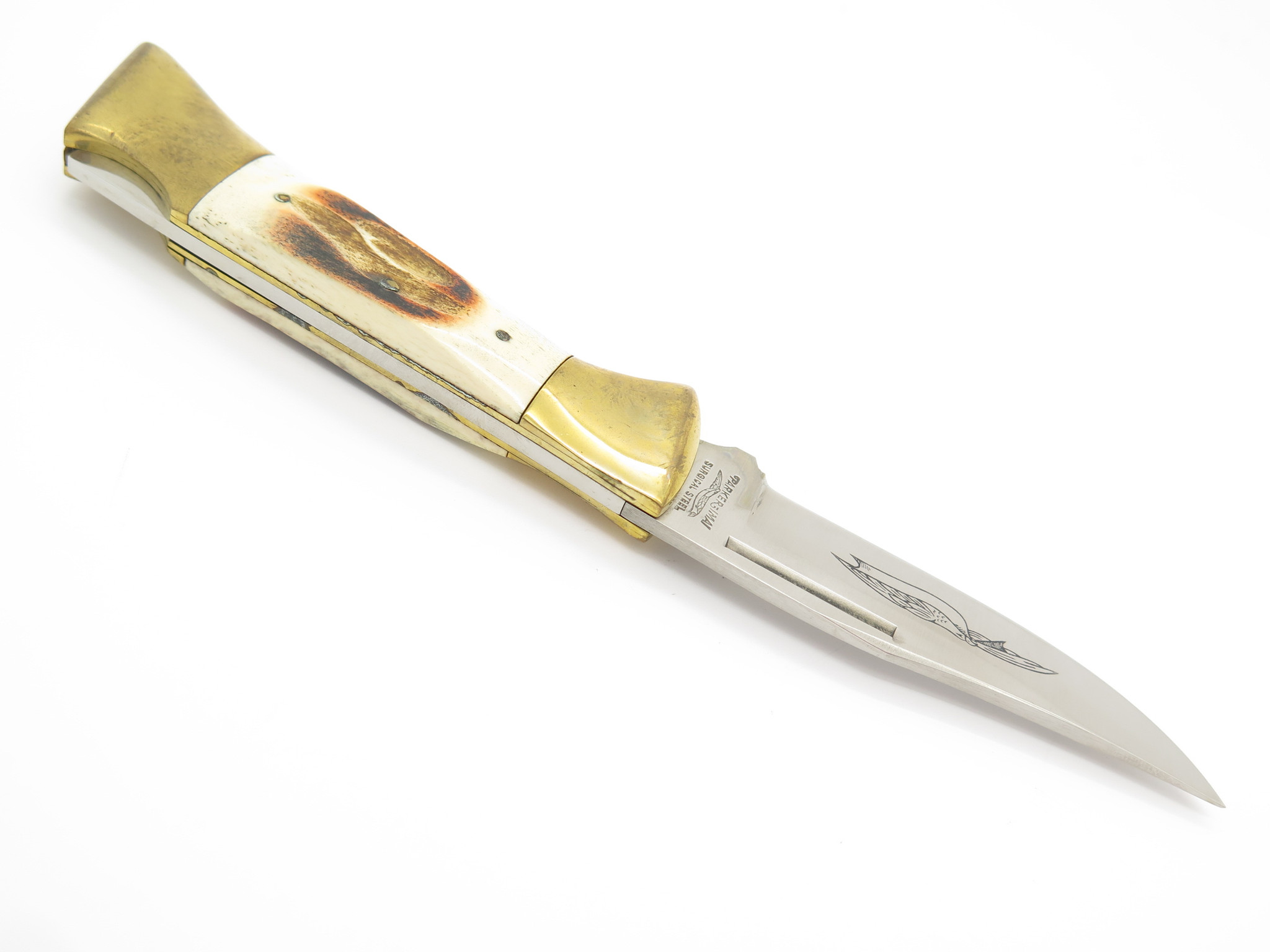 Vtg 1982-84 Parker Imai Eagle K266 Seki Japan Stag Folding