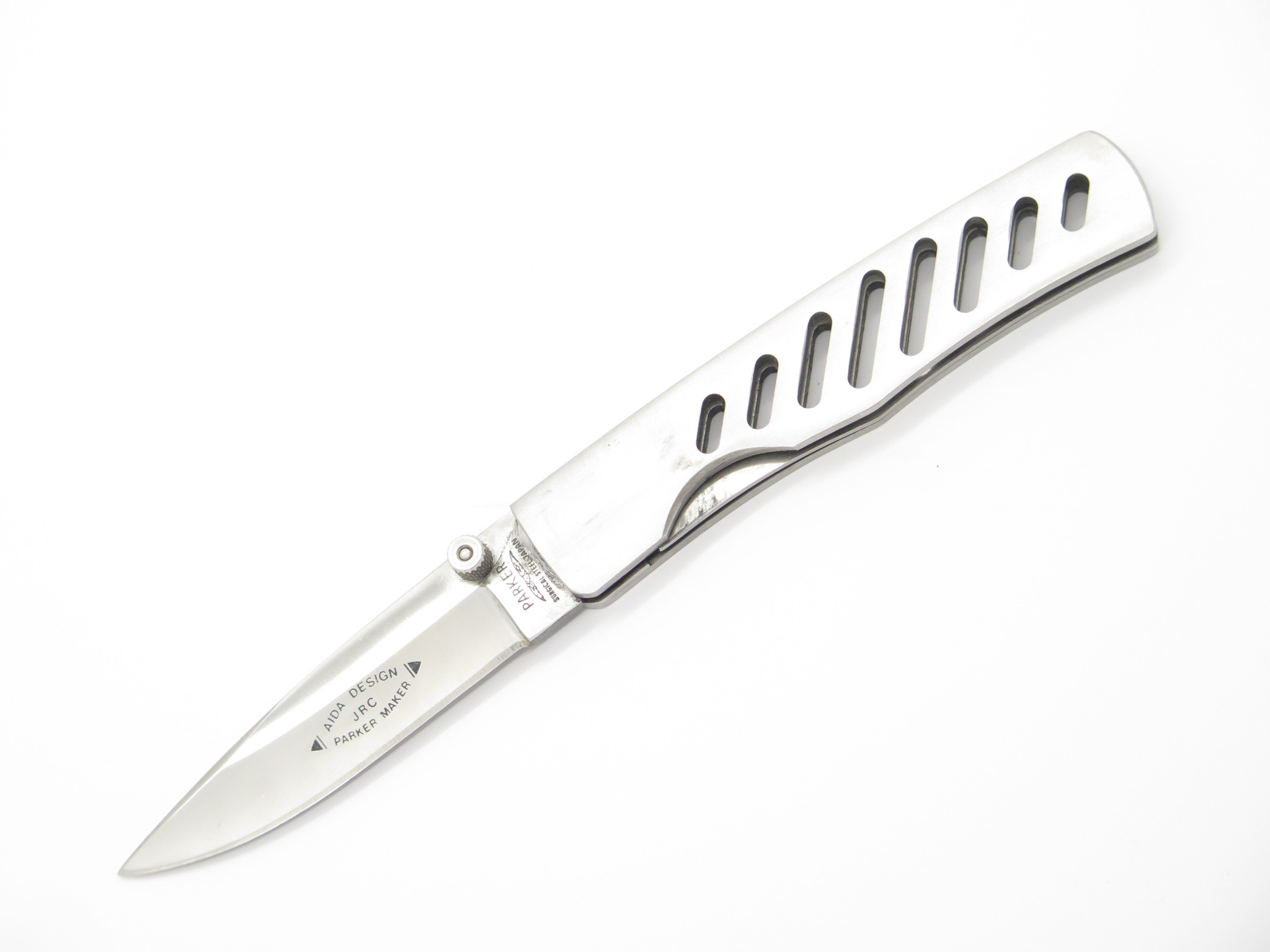 Vtg Parker Aida Seizo Imai Seki Japan Stainless Folding Linerlock