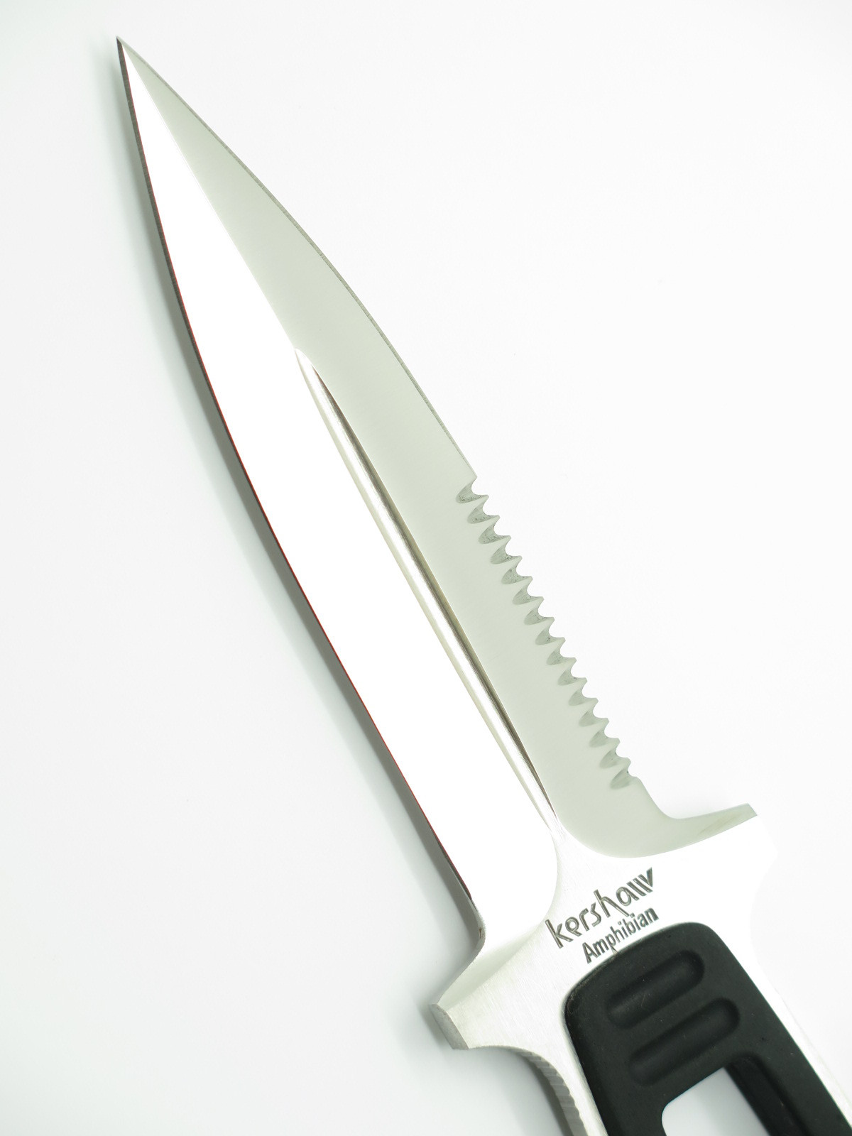 Vtg 1980s Kershaw 1006 Amphibian Hattori Seki Japan Fixed Blade