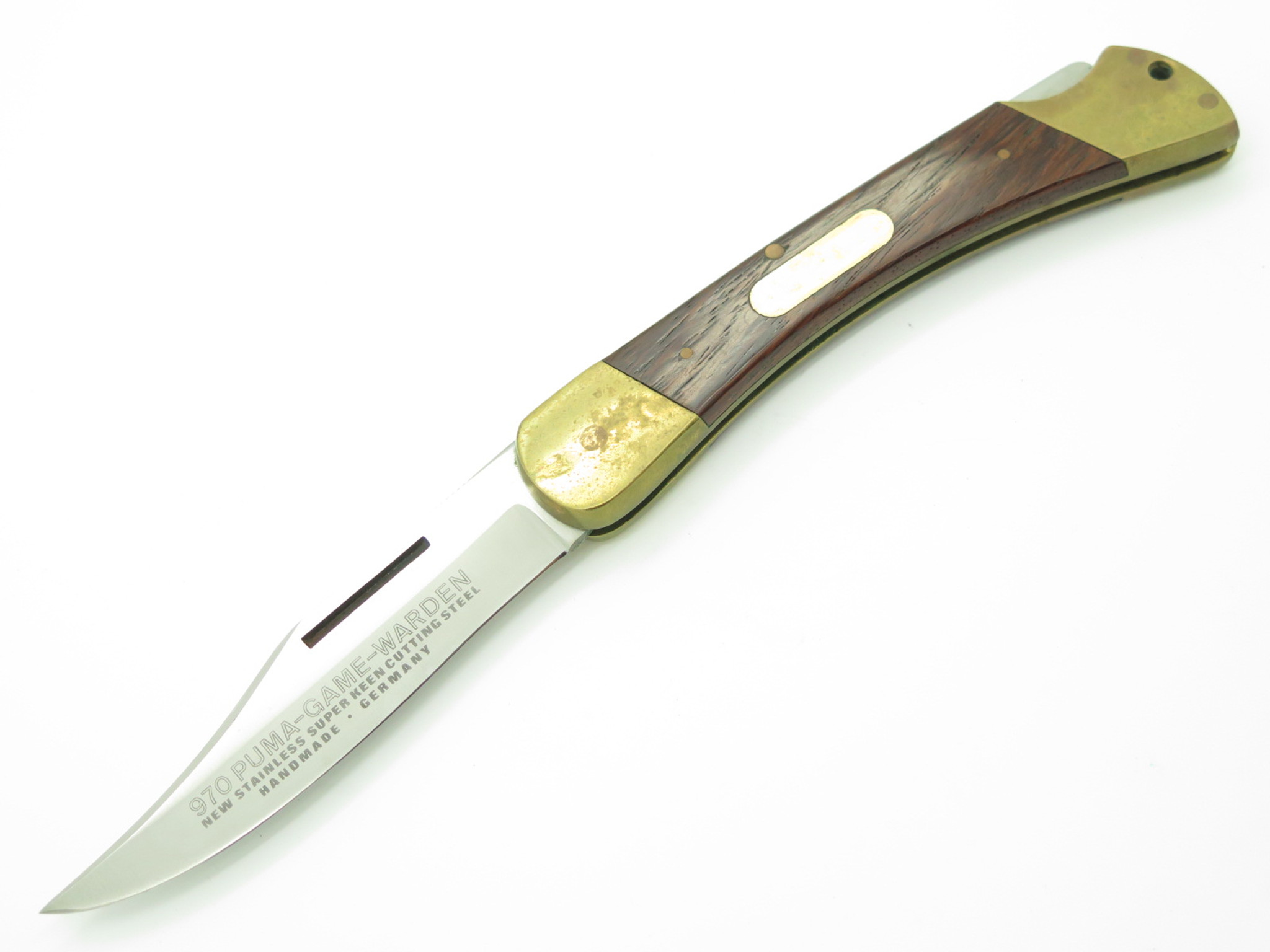 1973 Puma 970 Game Warden Solingen Germany Folding Hunter Lockback Knife - ePrague, LLC