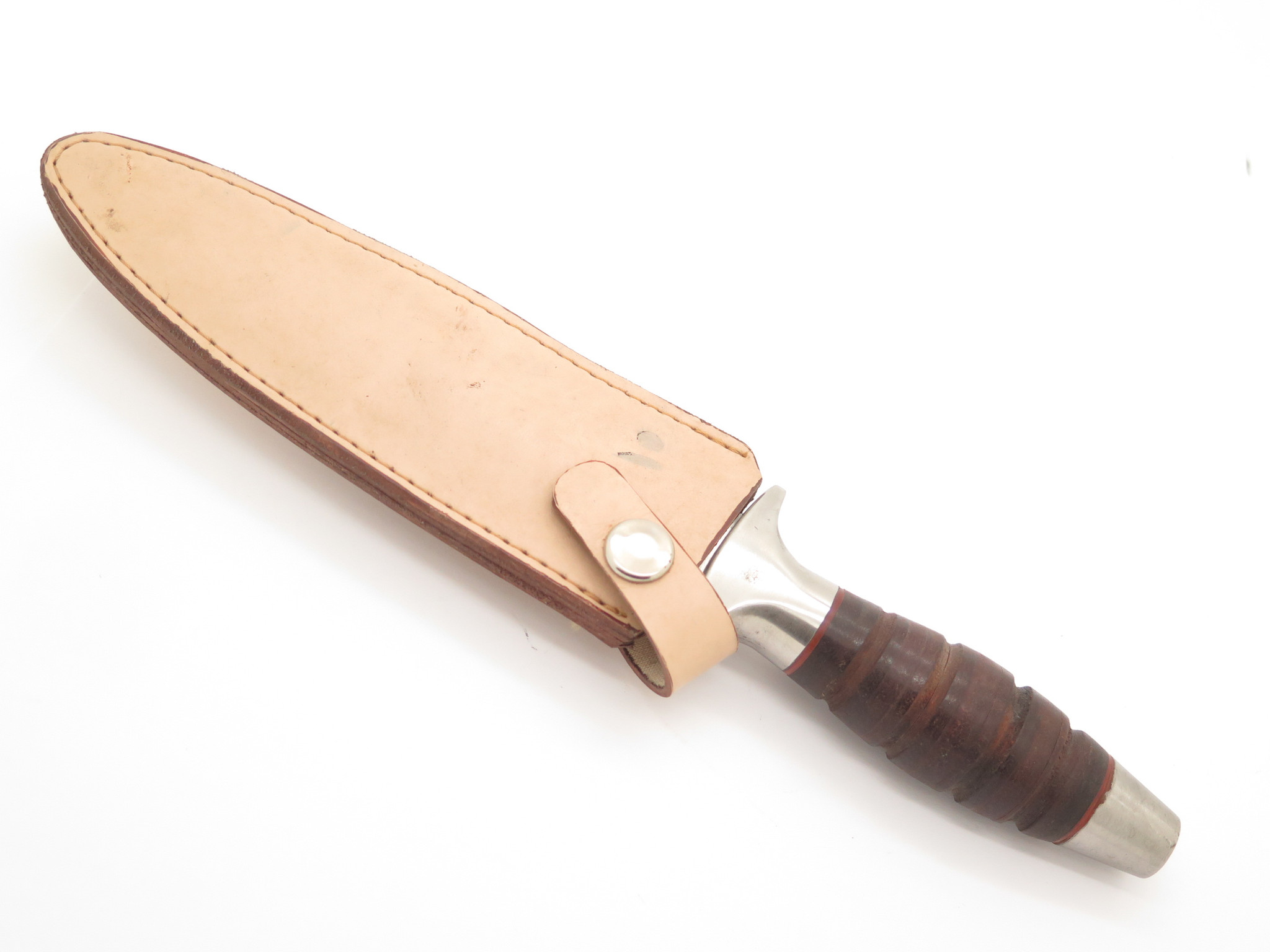 Vtg Valor Miami Seki Japan 407 Short Commando Fixed Blade Dagger Boot