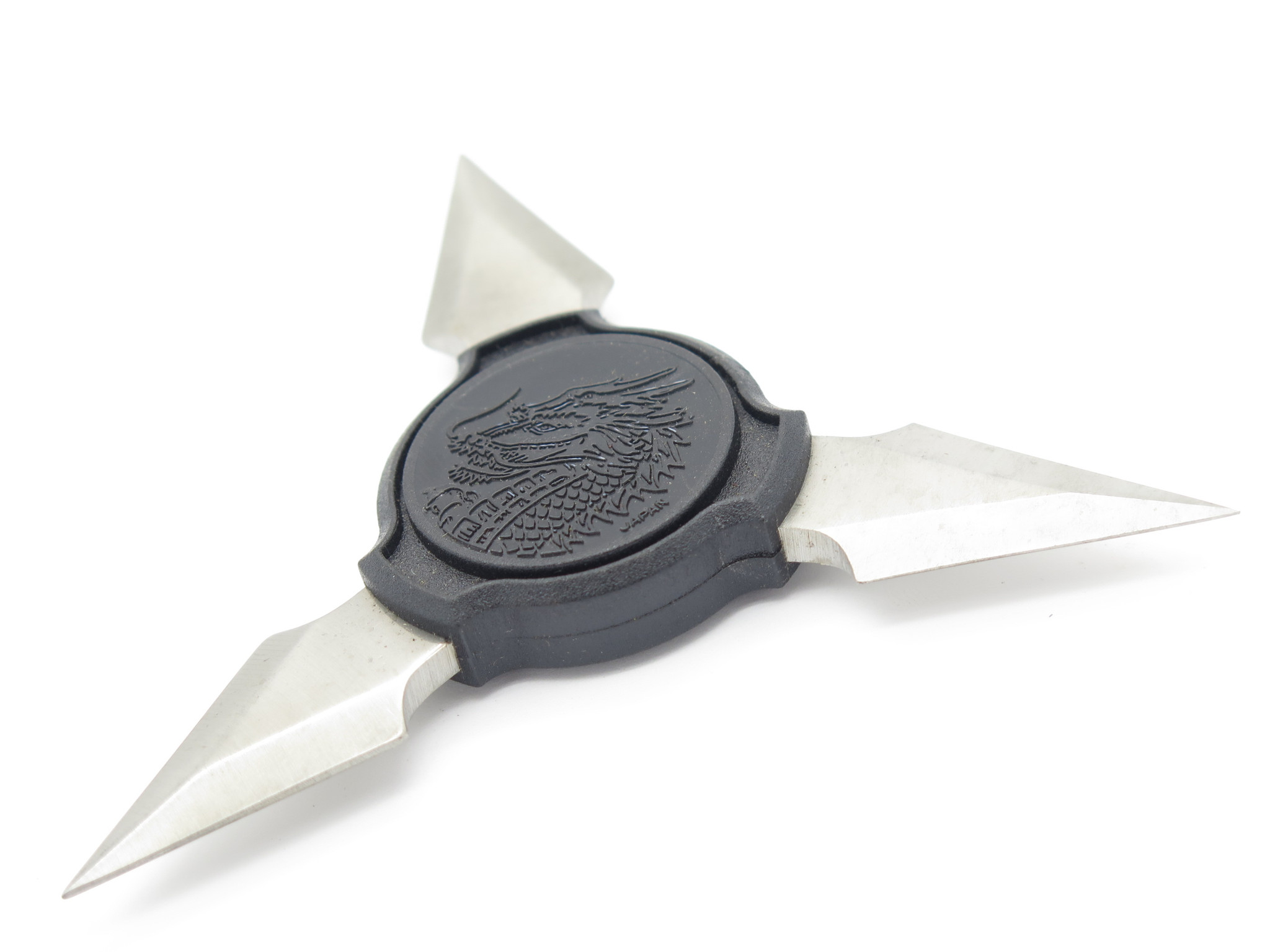Vtg 1980s Valor Shuriken Dragon Ninja Seki Japan Fukuta Stainless
