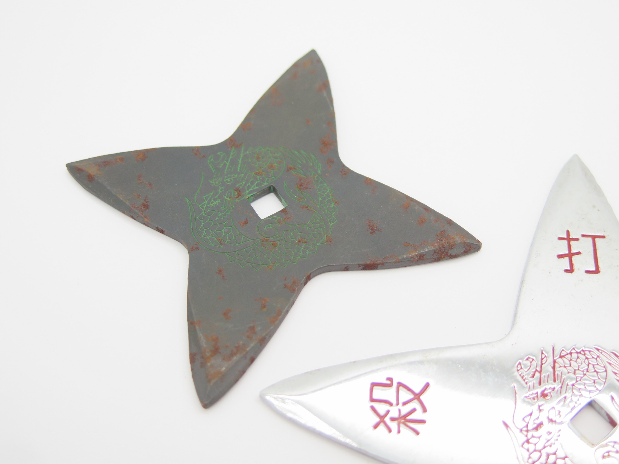 Lot of 3 Vintage 1980 Valor Shuriken Ninja Seki Japan Tak Fukuta