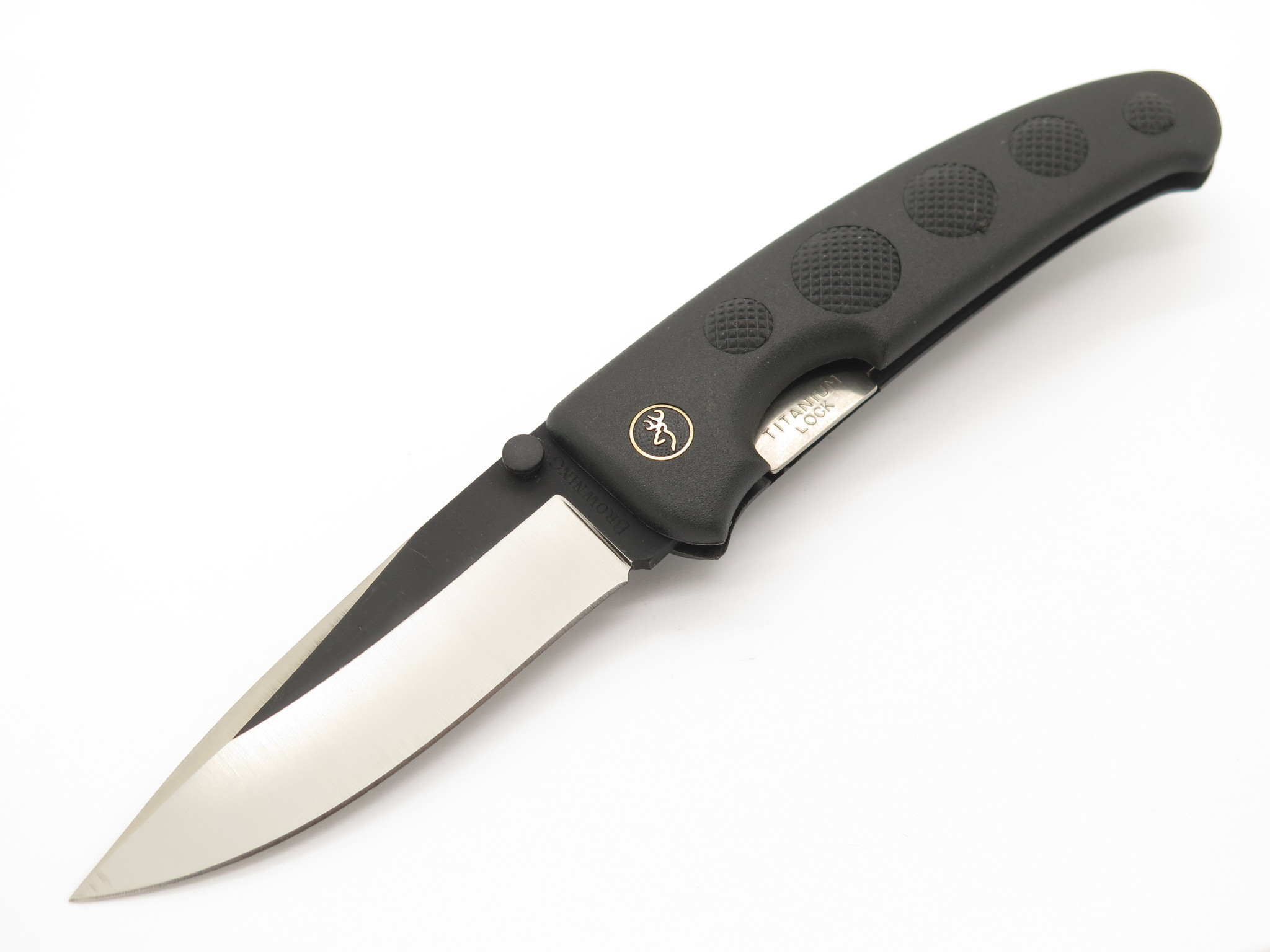 Vtg Browning 601 Barracuda Hiro Seki Japan Linerlock Folding