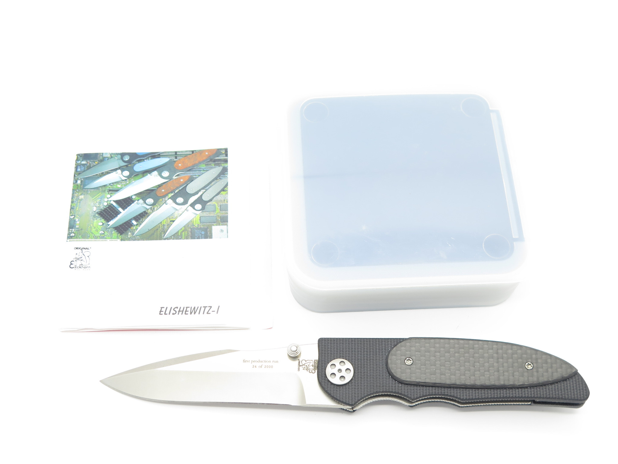 Vtg Eickhorn Solingen Elishewitz-I G10 Folding Pocket Knife