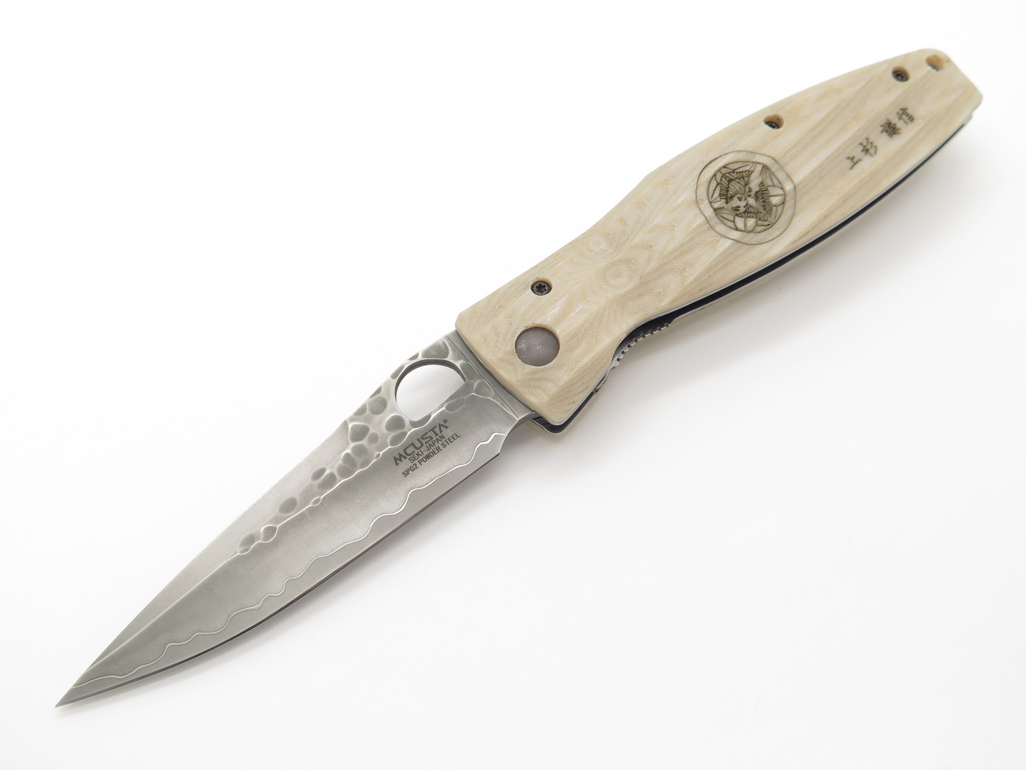 Mcusta Seki Japan Kenshin MC-185G Micarta SPG2 San Mai Folding