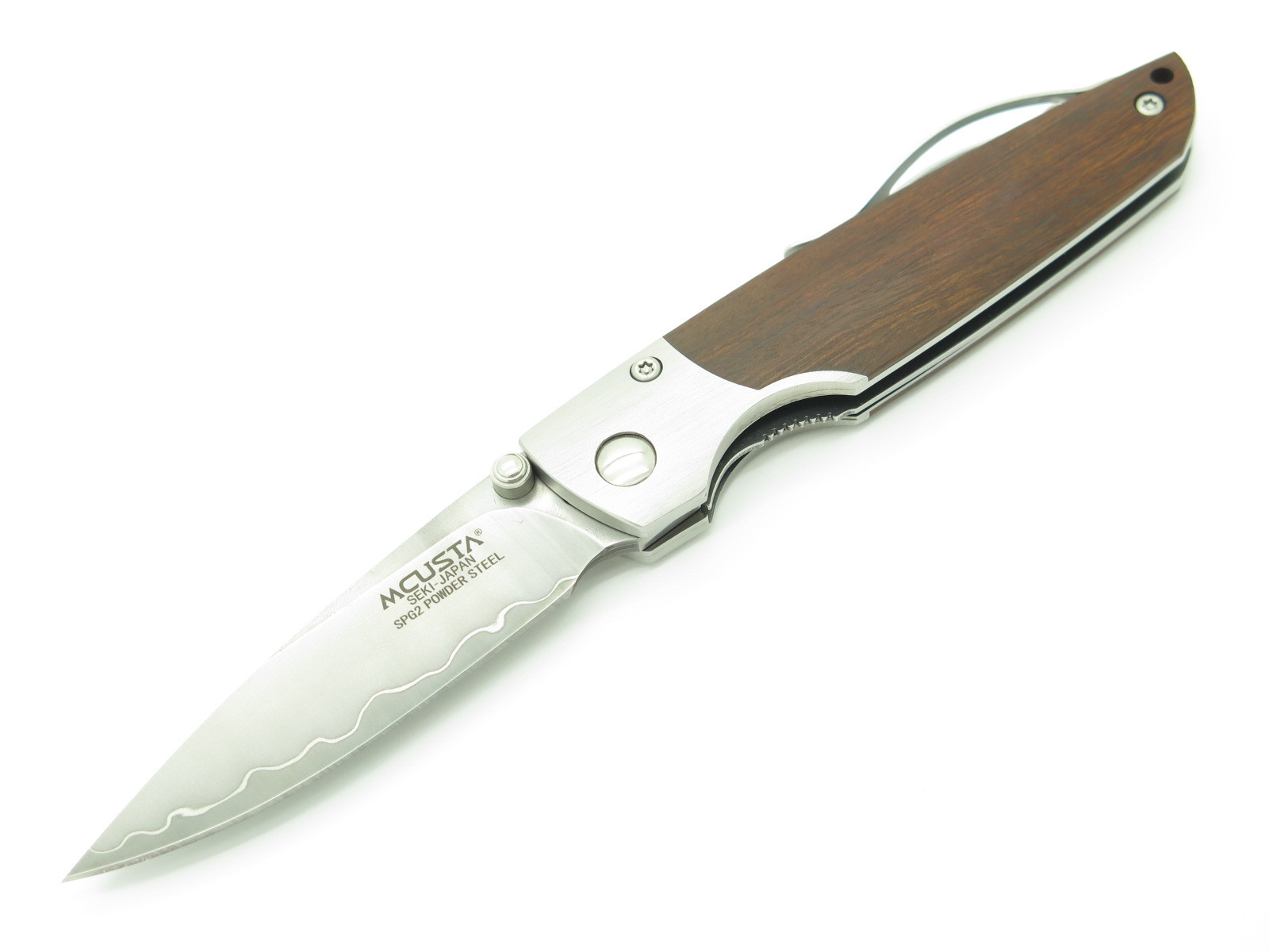 Mcusta Seki Japan MC-0143G Tiana SPG2 Wood Handle Folding
