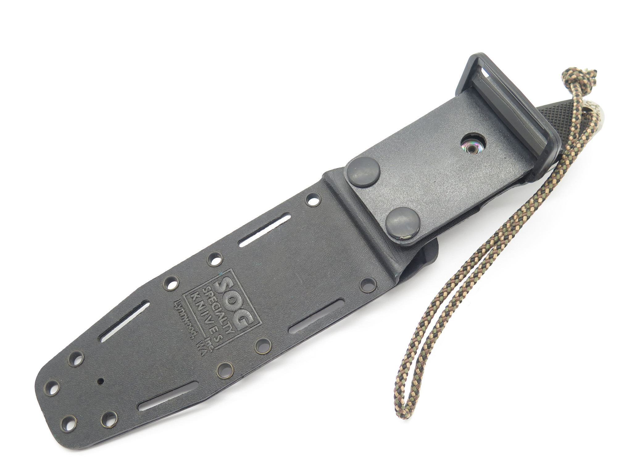 Vtg SOG X-42 Recondo BG-42 Fixed Blade Tanto Combat Knife & Sheath