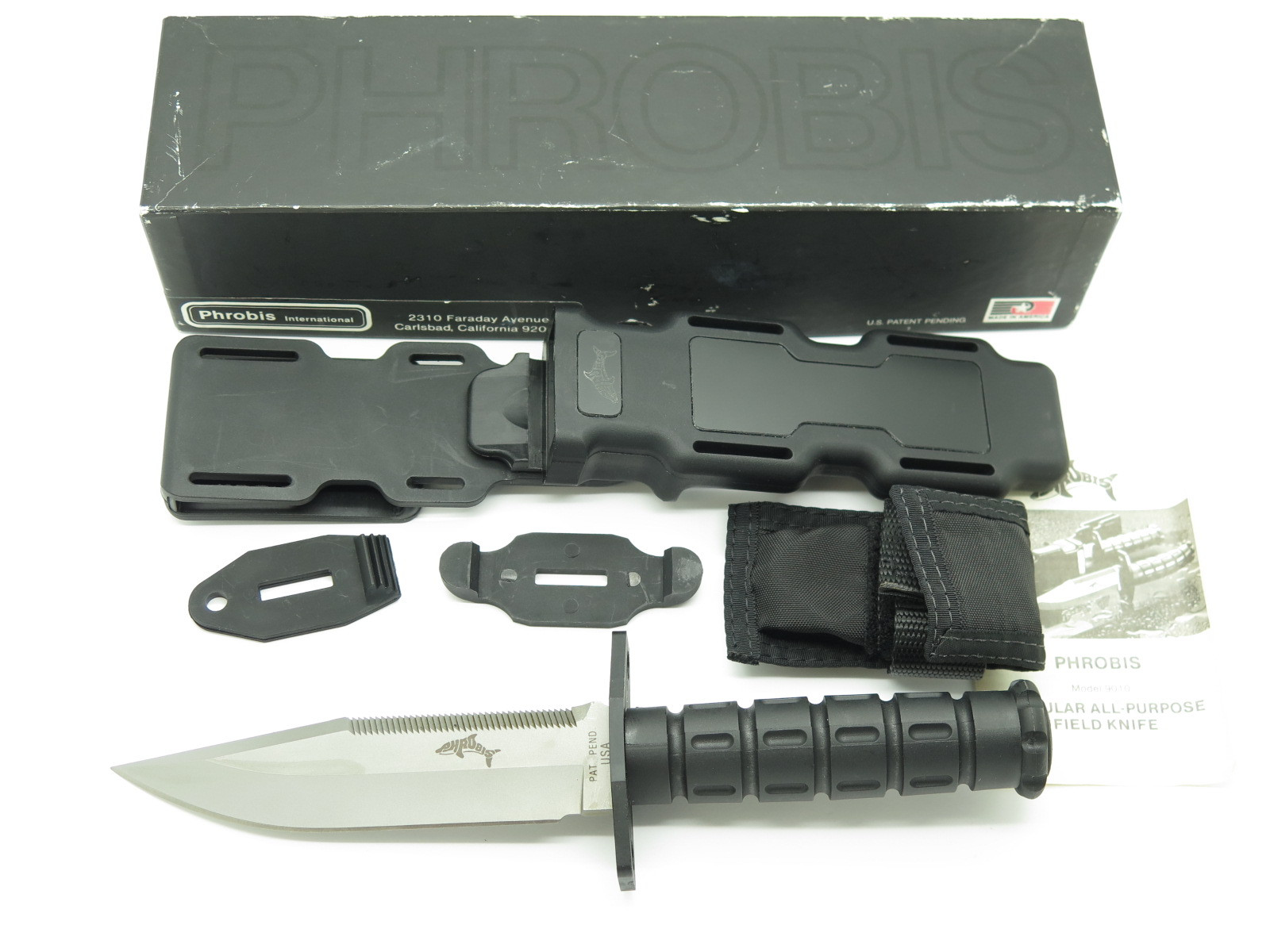 Vtg 1991 Phrobis Modular Field Knife MFK Survival Fixed Combat