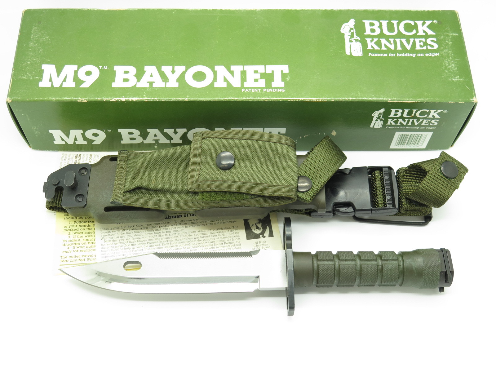 Vintage Custom Buck 188 Phrobis Polished Survival Fixed Blade