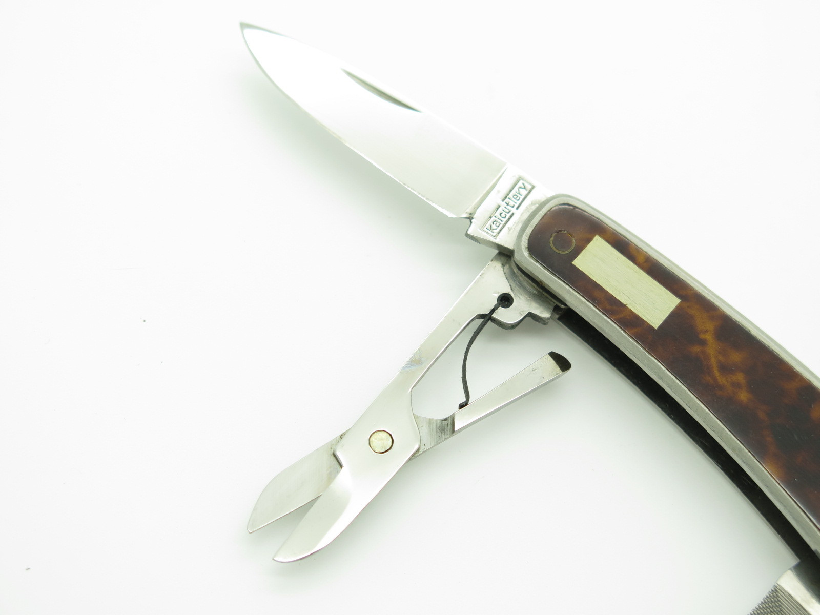 Vtg Kai Kershaw 5600 Seki Japan Lacquer Gentleman Scissor Folding