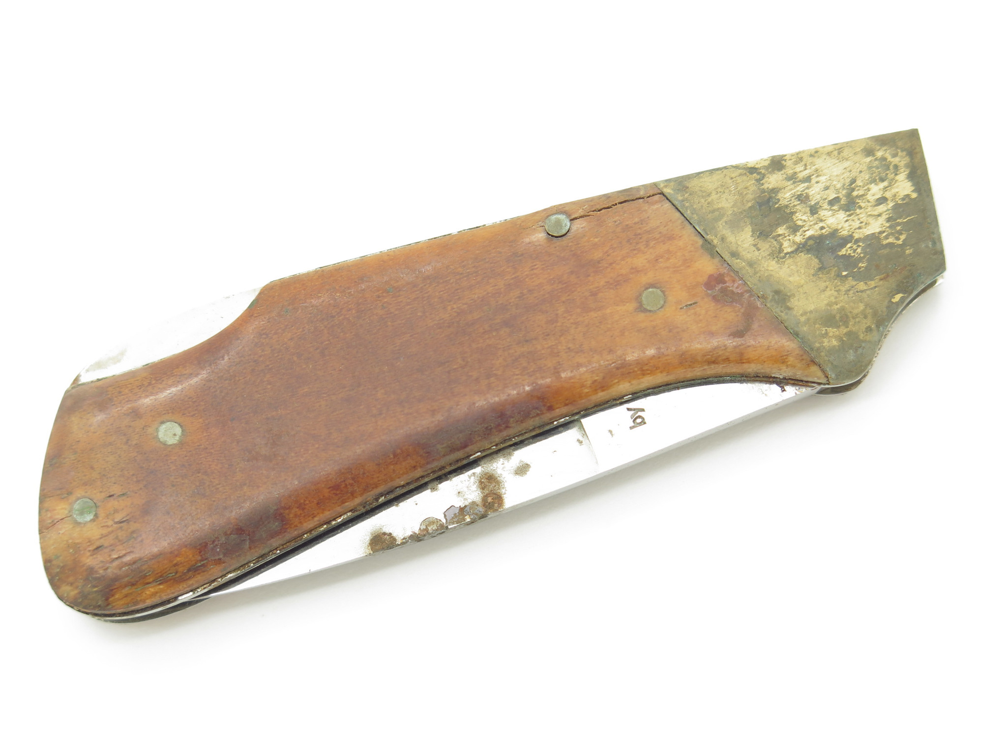 Vtg Kershaw Kai 2110 Seki Japan Bone Handle 3.25