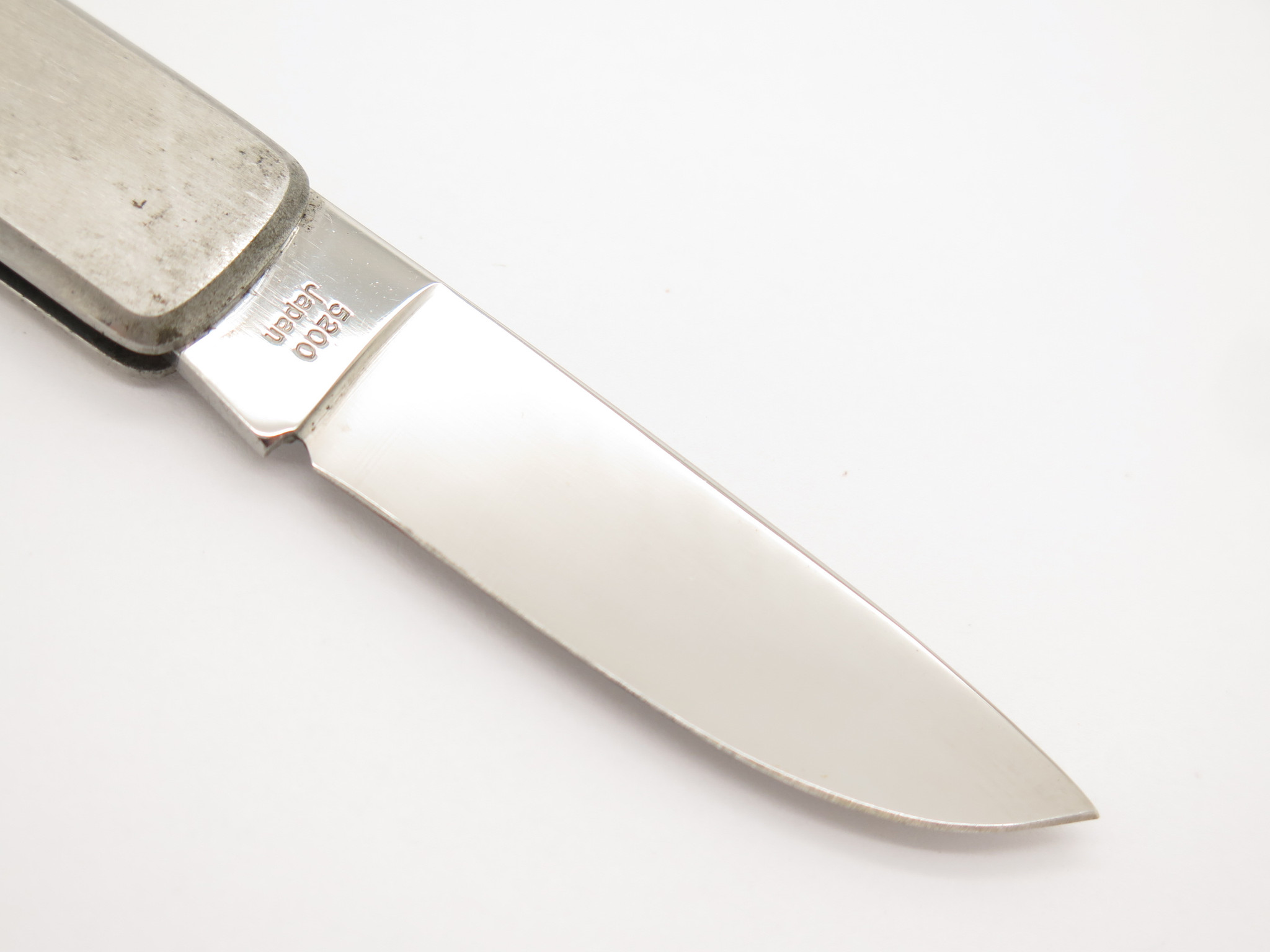 Vtg Kershaw Kai 5200 Seki Japan 3in Stainless Gent Folding